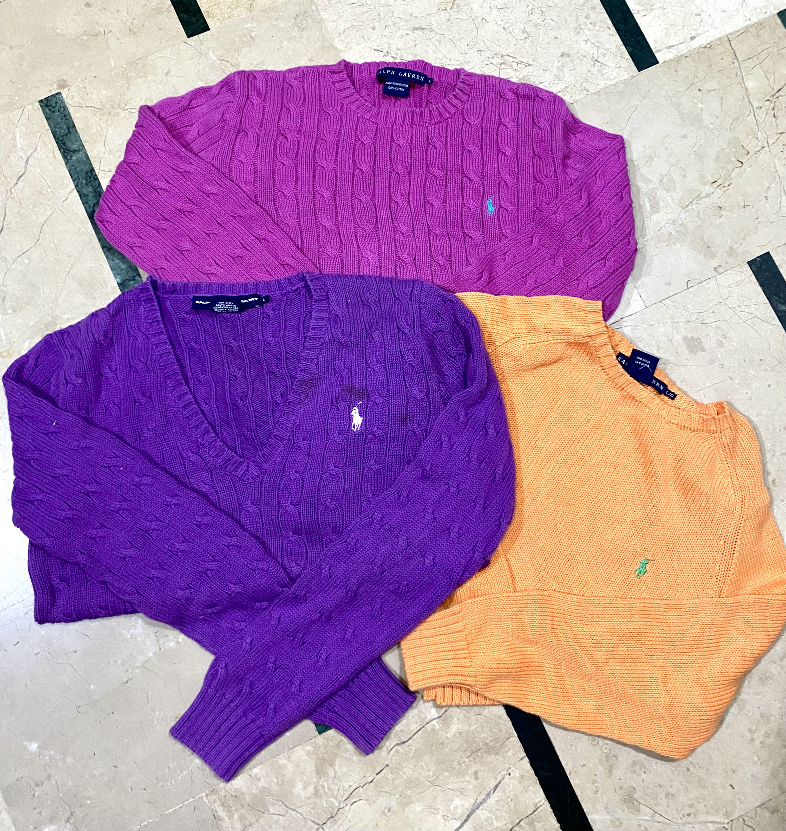 Polo Ralph Lauren mélange de pulls 20 pièces
