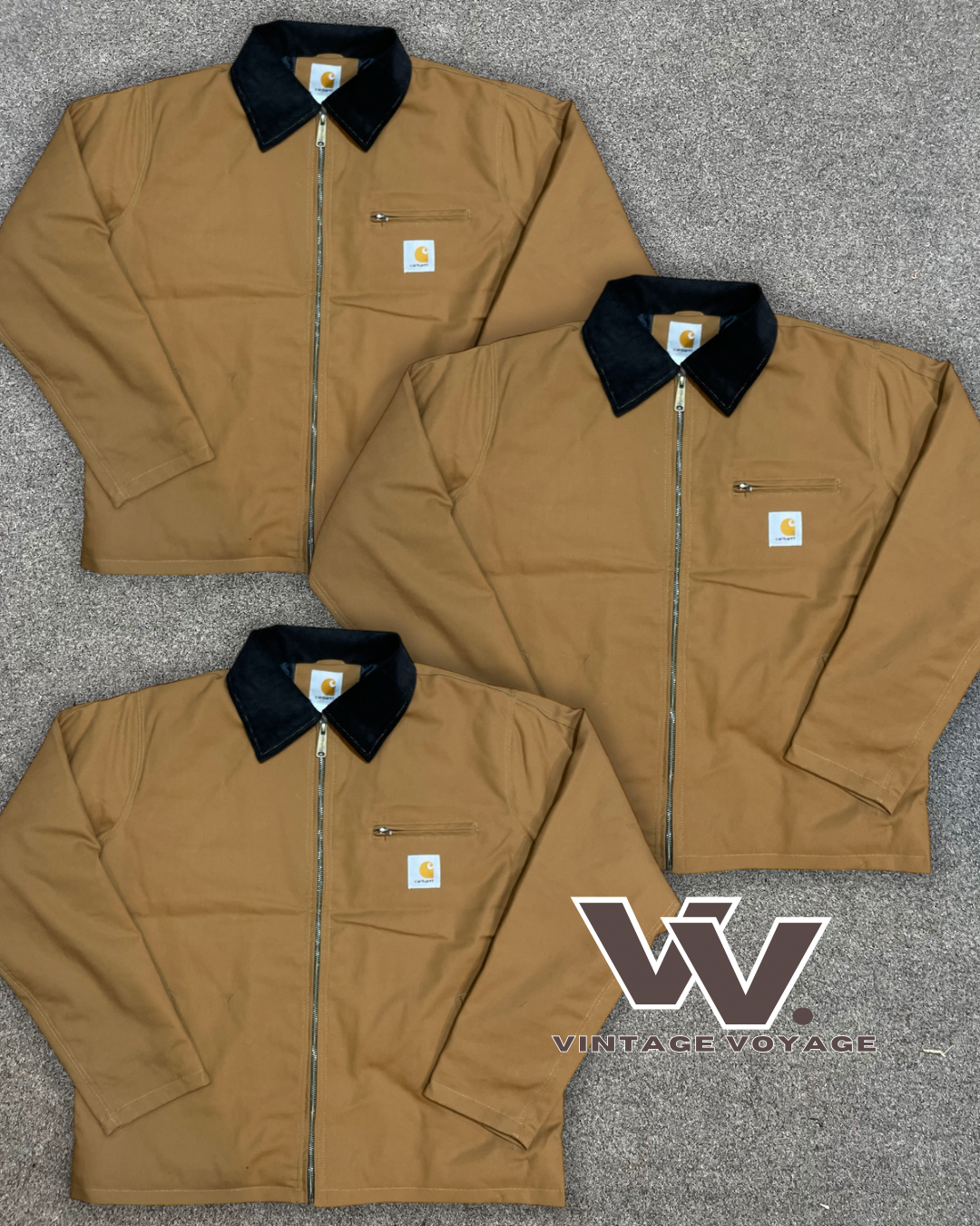 Carhartt rework style Tan Detroit jacket MOQ 25pcs #23425