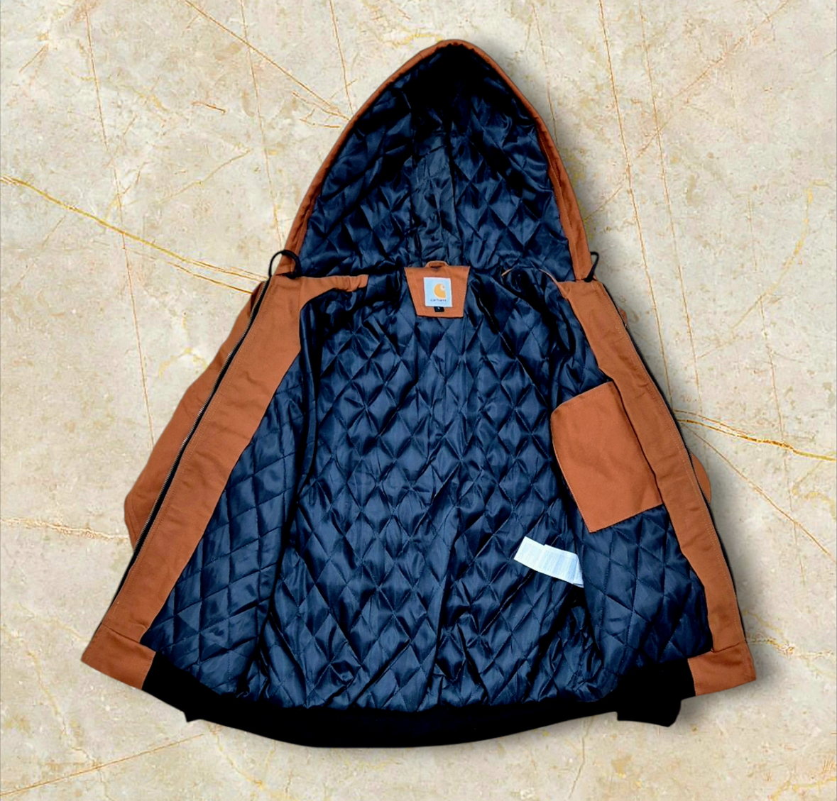 Jacket Marlboro in stile rework Carhartt