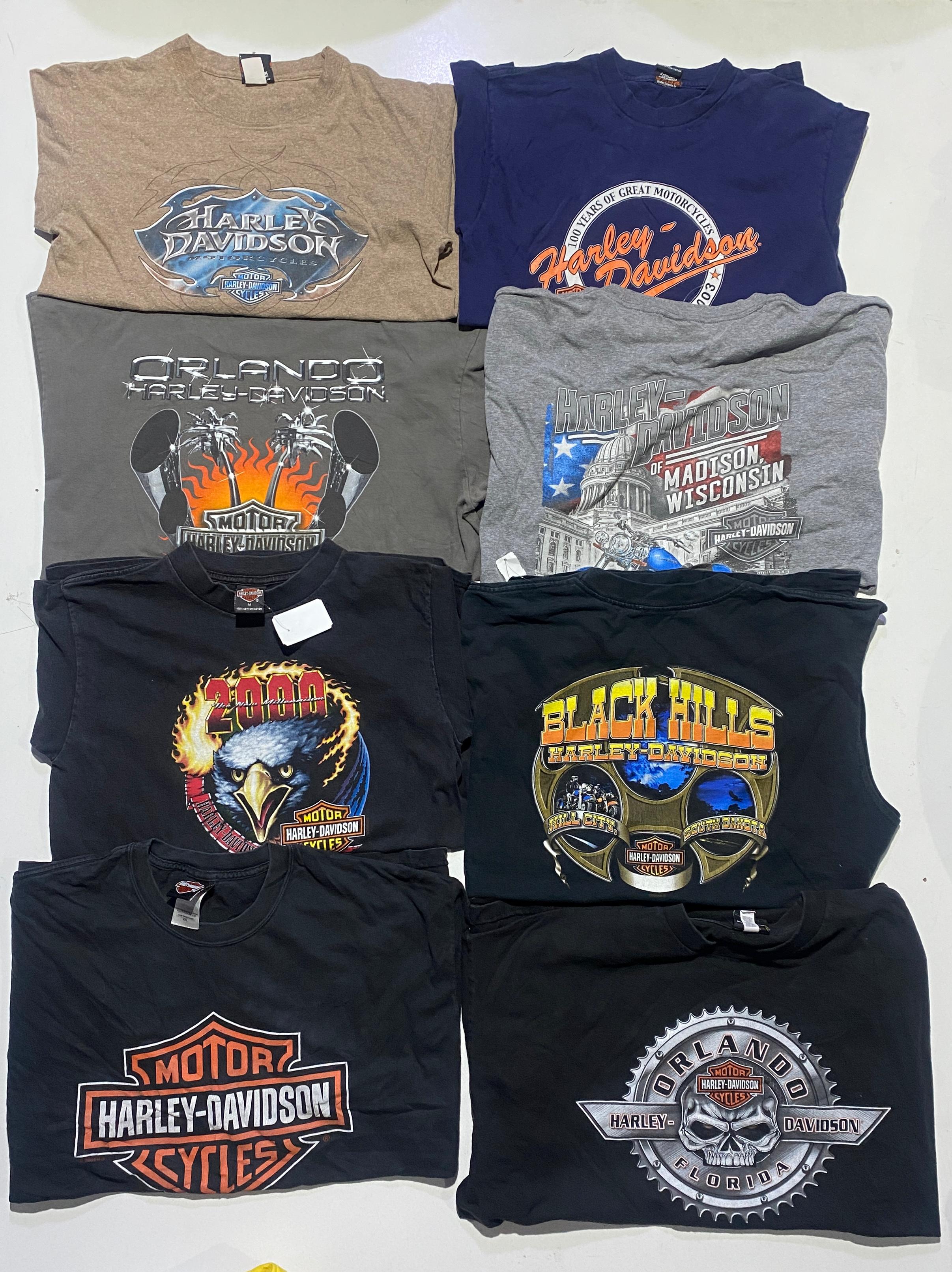 Harley Davidson T-Shirts 18 Stück