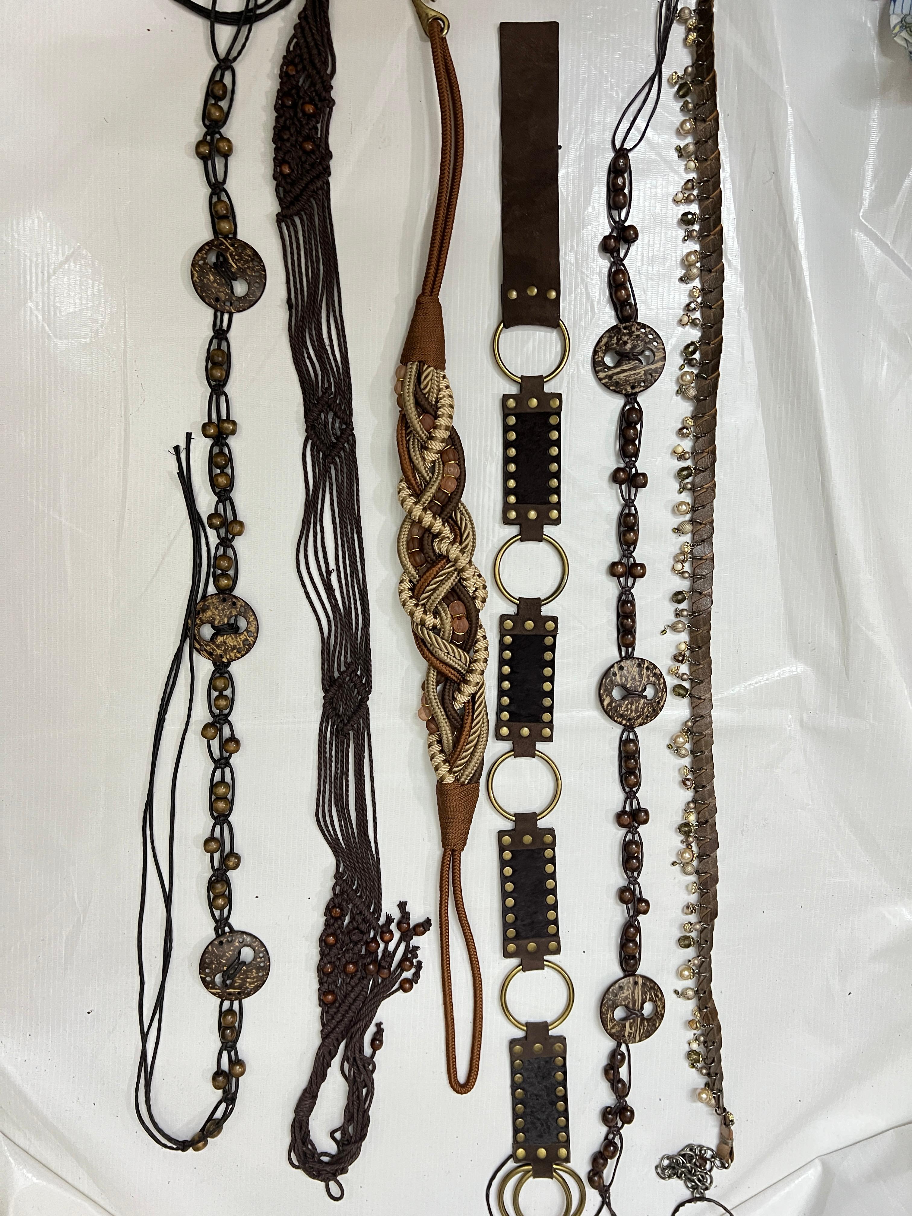 Y2k Bohemian Style Tie around belts