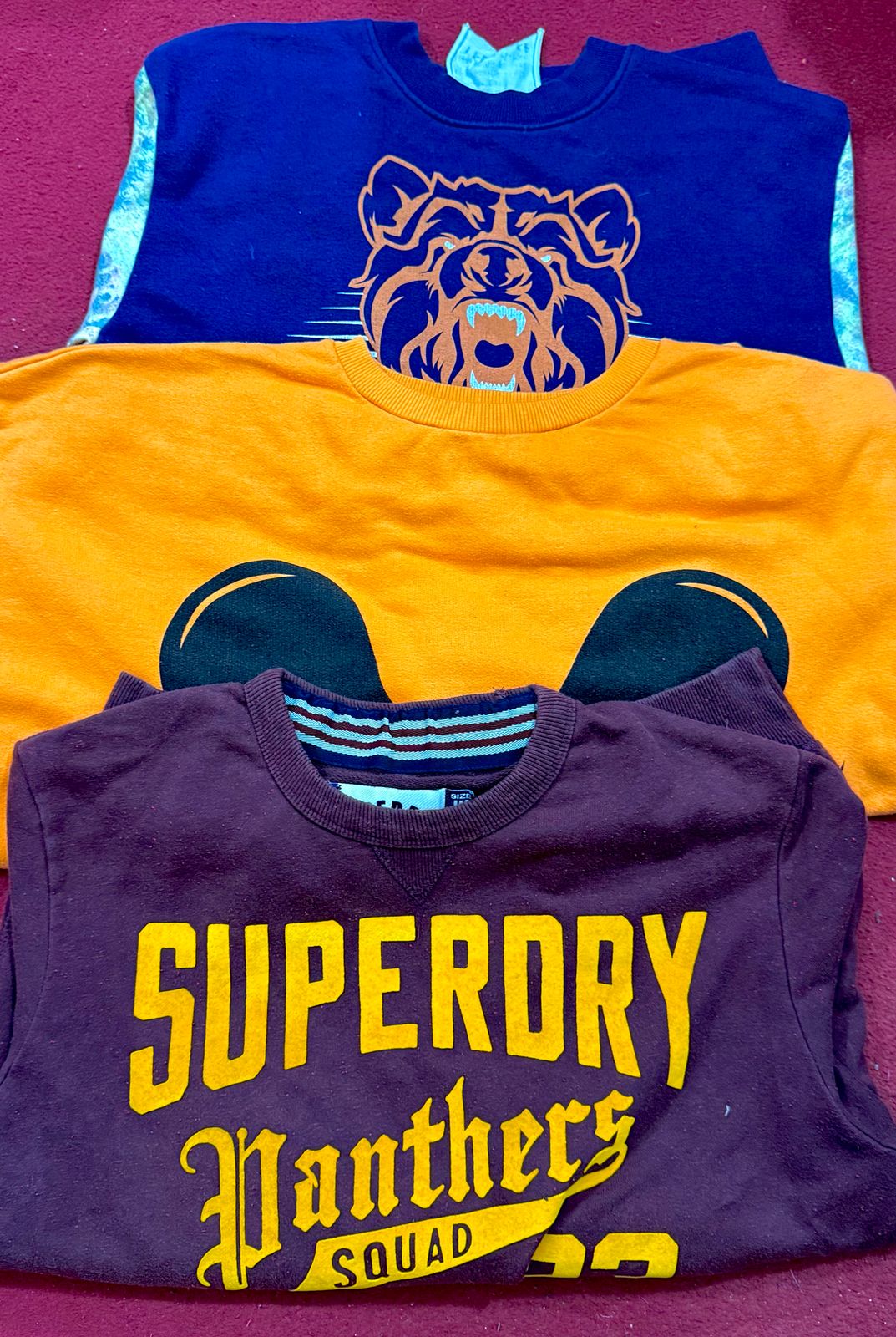 Printed sweat shirts