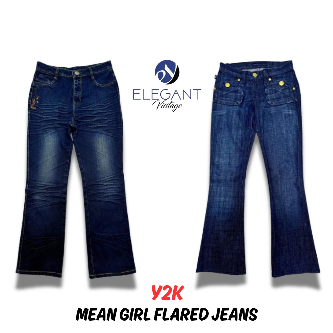 Jean évasé Mean Girl Y2K - 12 pièces - EV0159