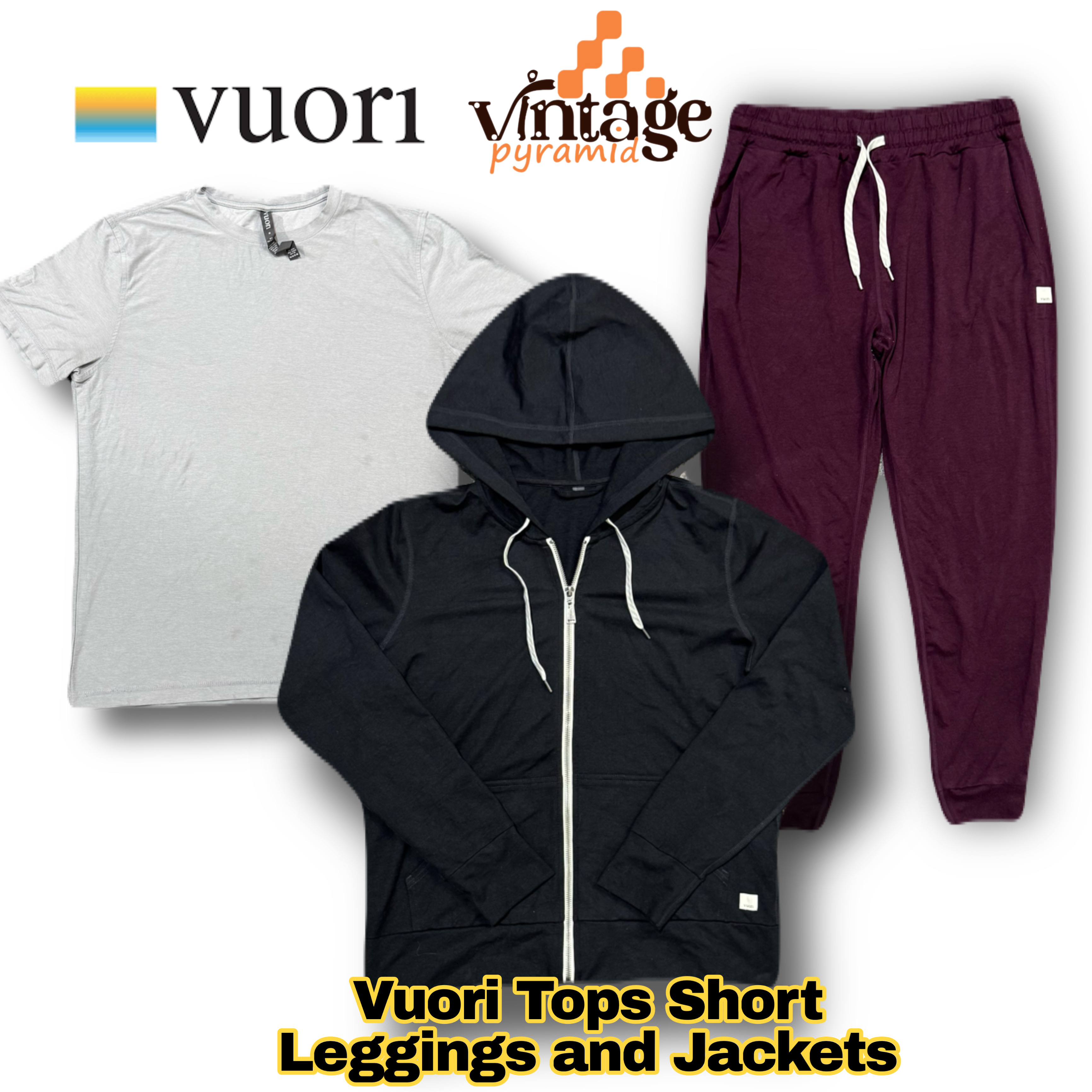 VP161 Vuori Tops Short Leggings and Jackets