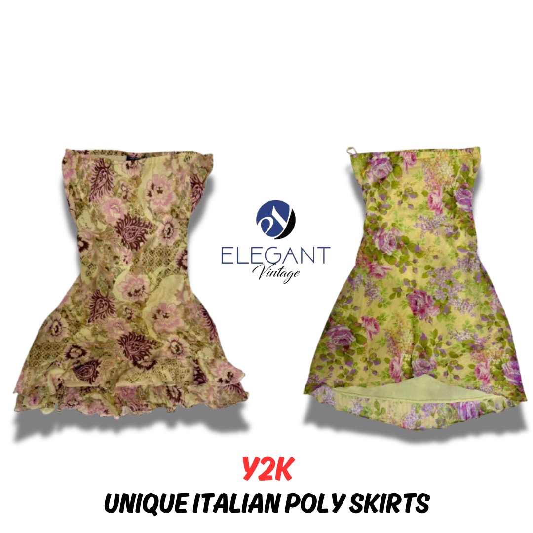 Y2K Unique Italian Poly Skirts - 15 pieces - EV0171