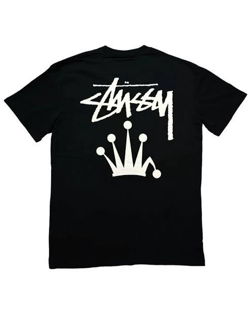 Stussy Rework Style Crown Black Tees 20 Pcs