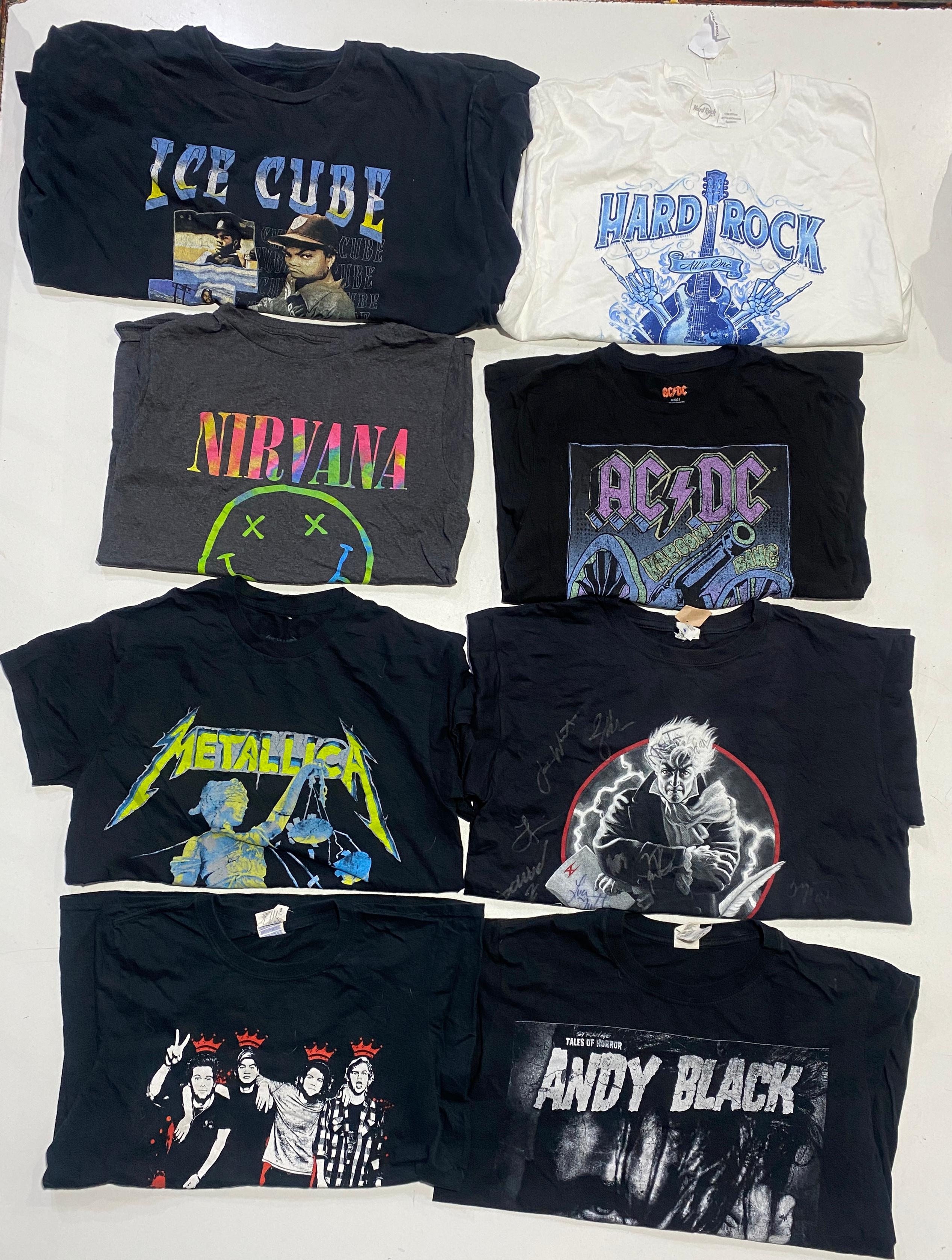 T-shirts de musique imprimés 50 pièces