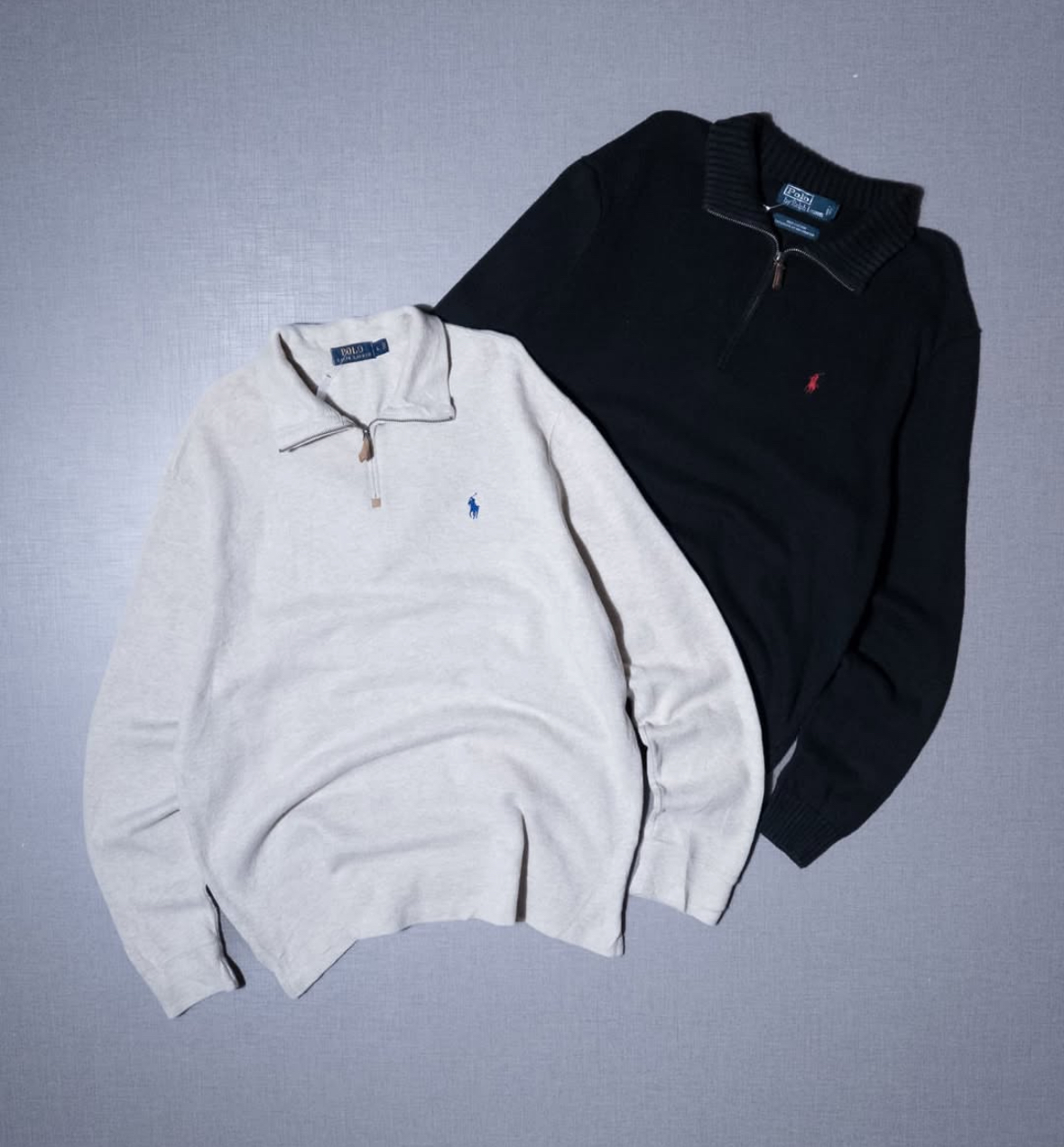 Ralf Lauren Zip 1/4 Sweaters