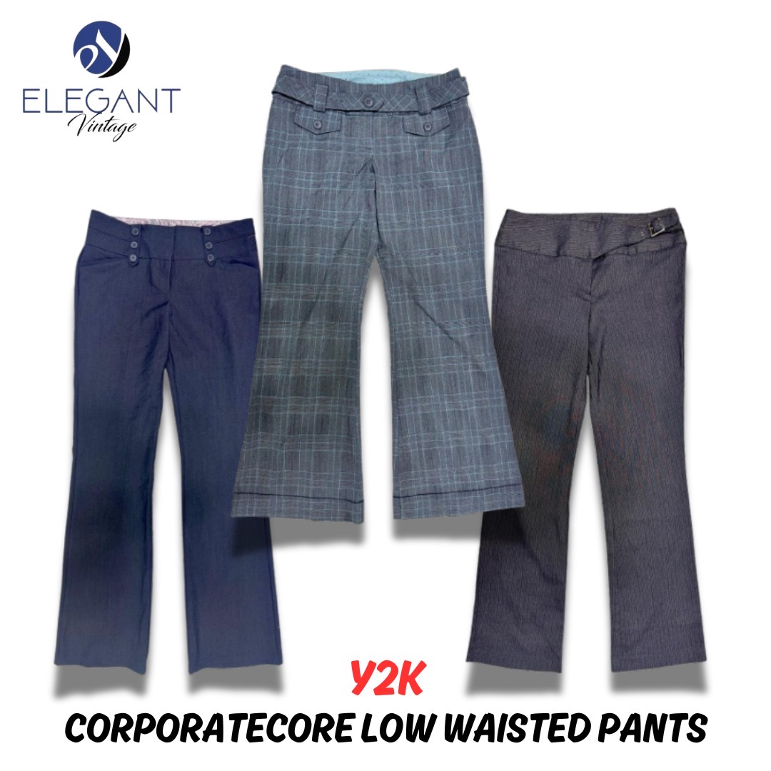 Pantaloni a vita bassa core Corporate Y2K - 10 pezzi - EV0193