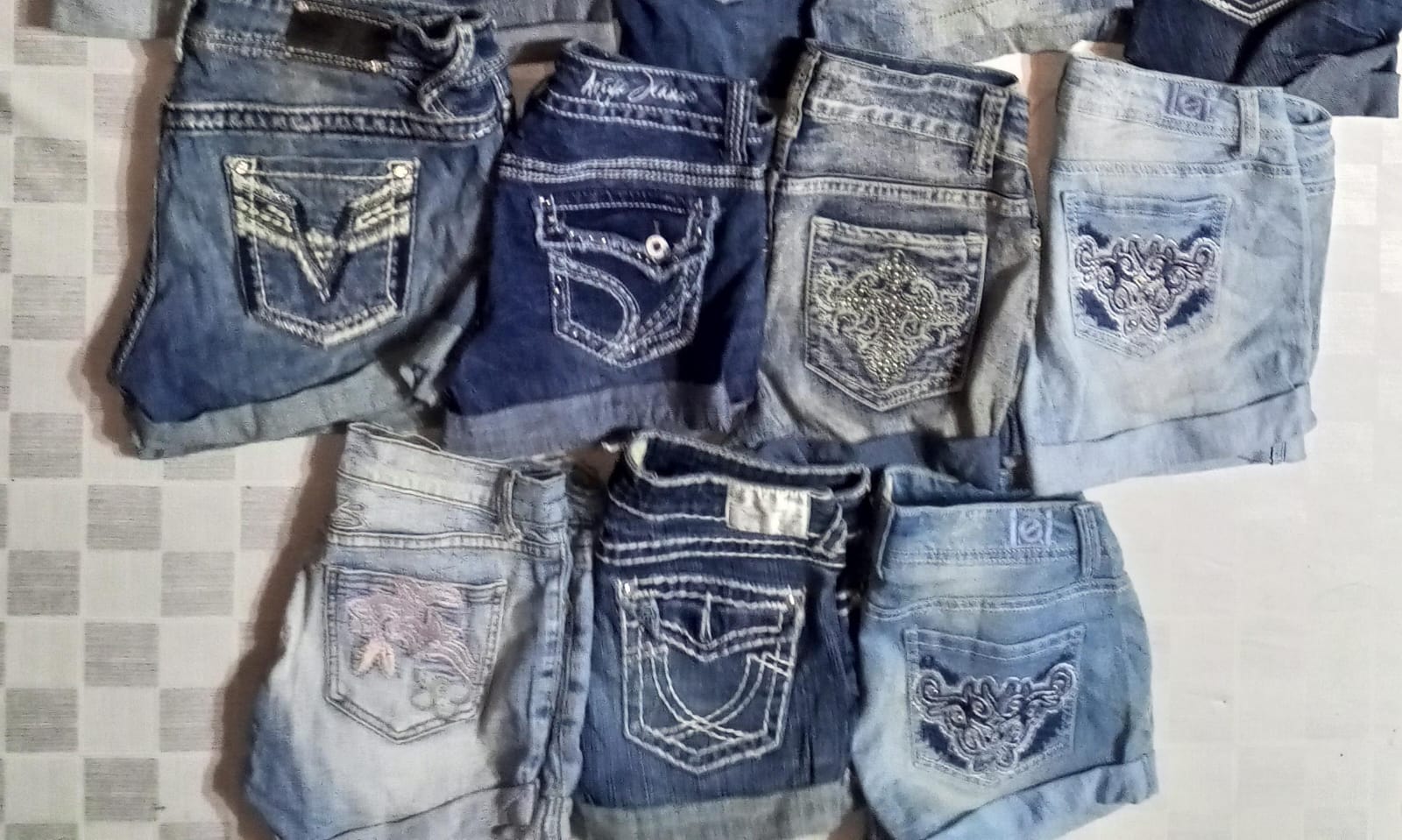 VIGOSS LA. IDOL USA E ALTRE MARCHE MISTE ABBIGLIAMENTO DONNA MINI SHORTS (ID 497)
