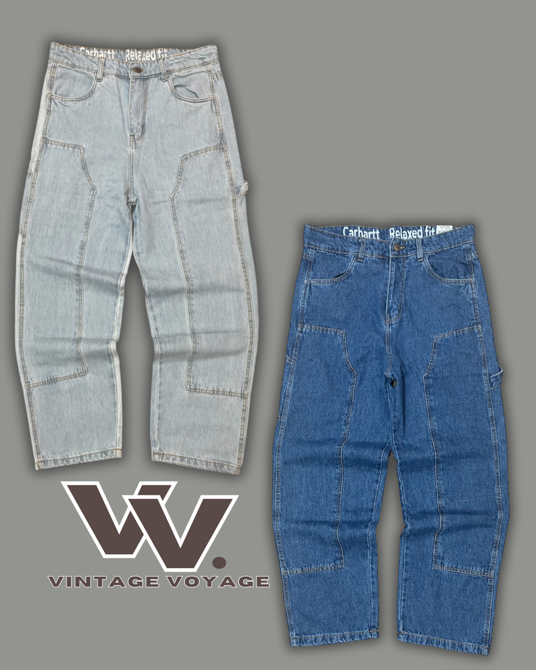 Pantalones de mezclilla estilo rework de Carhartt MOQ 25pcs #30425