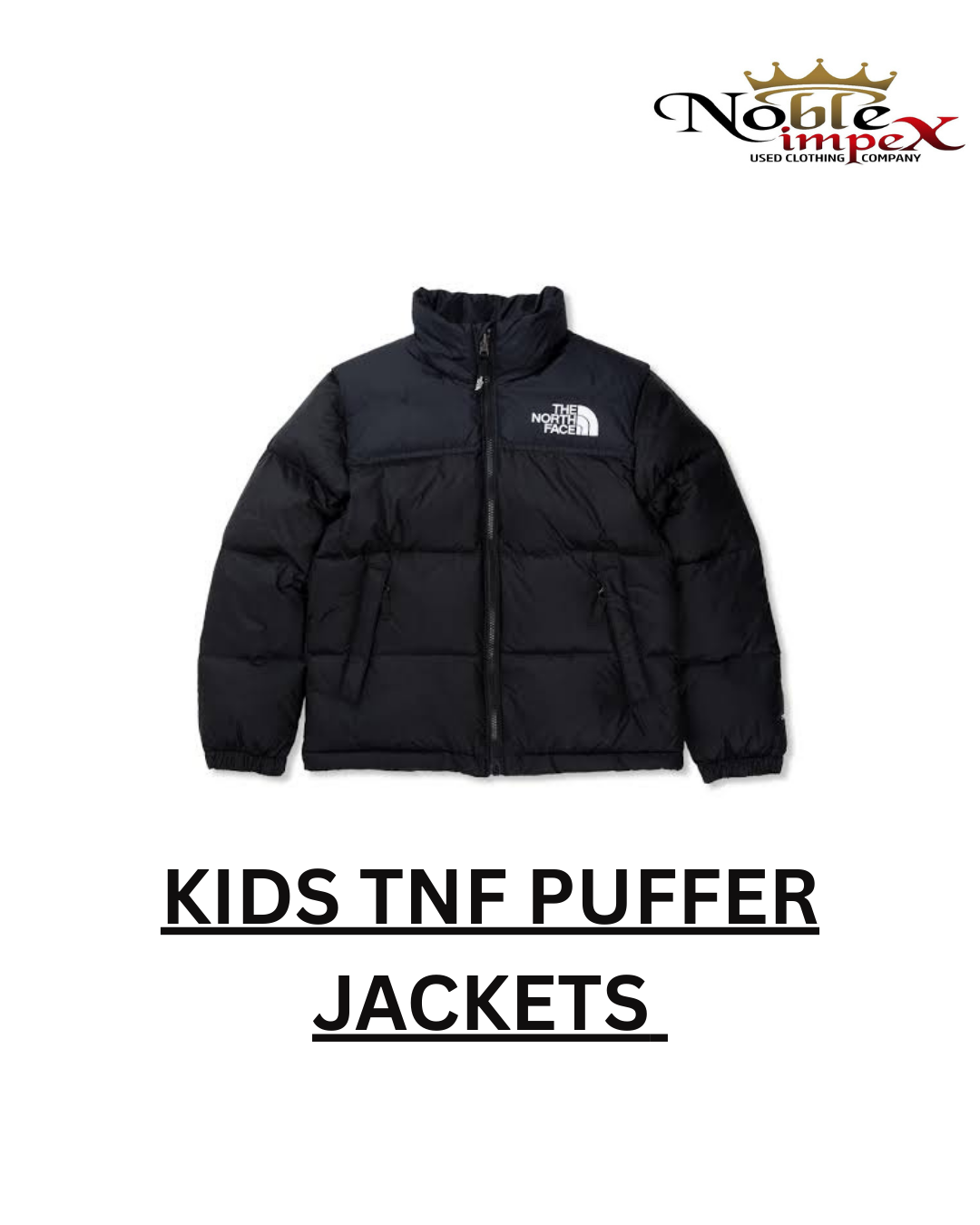 TNF Puffer Jackets (Kids) 15Pcs (NI-4-12)