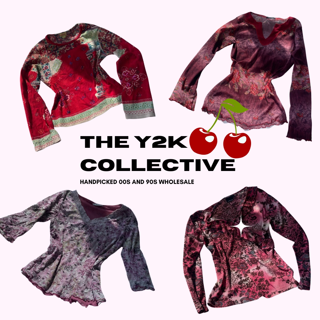 Y2K European Fairycore Mesh Tops Mix (TEC34)