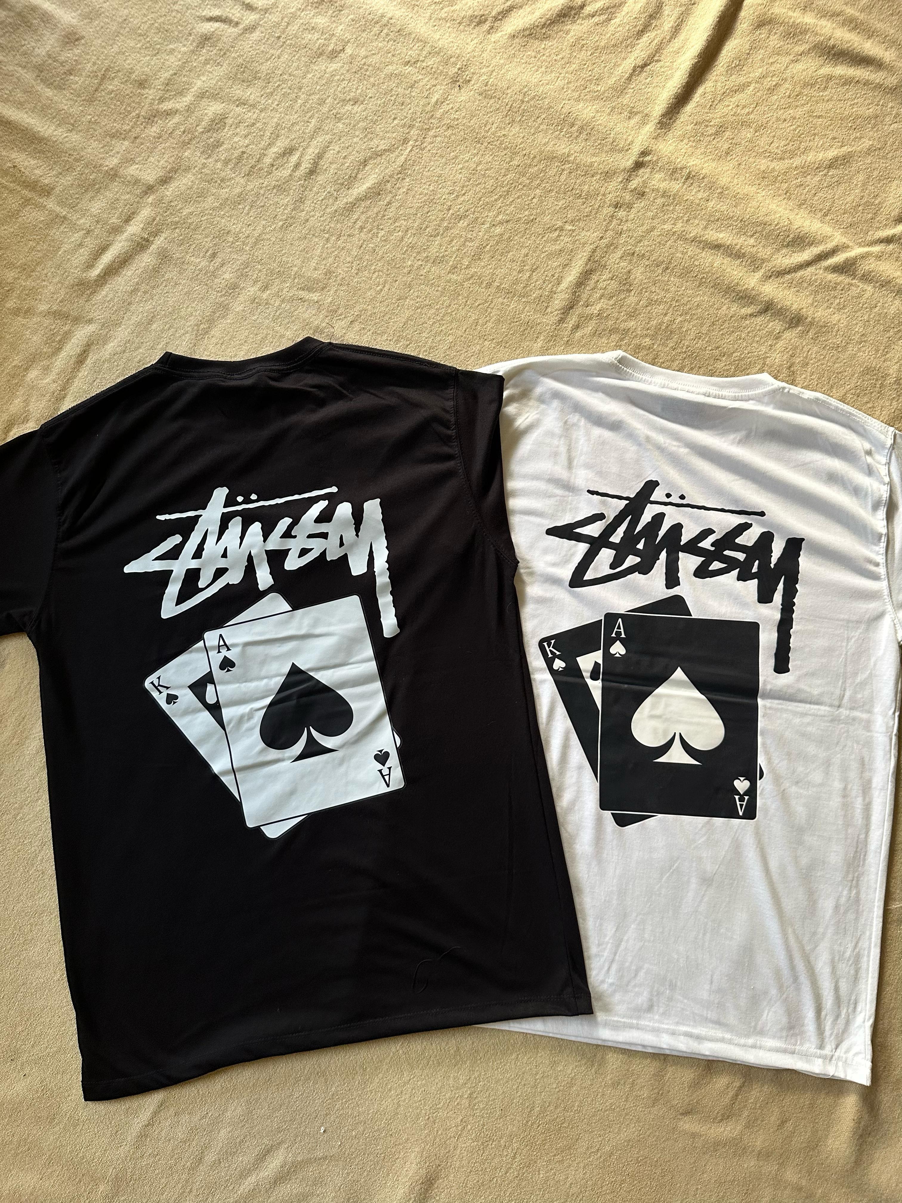 Stussy Rework Style Cards Tees 20 Pcs