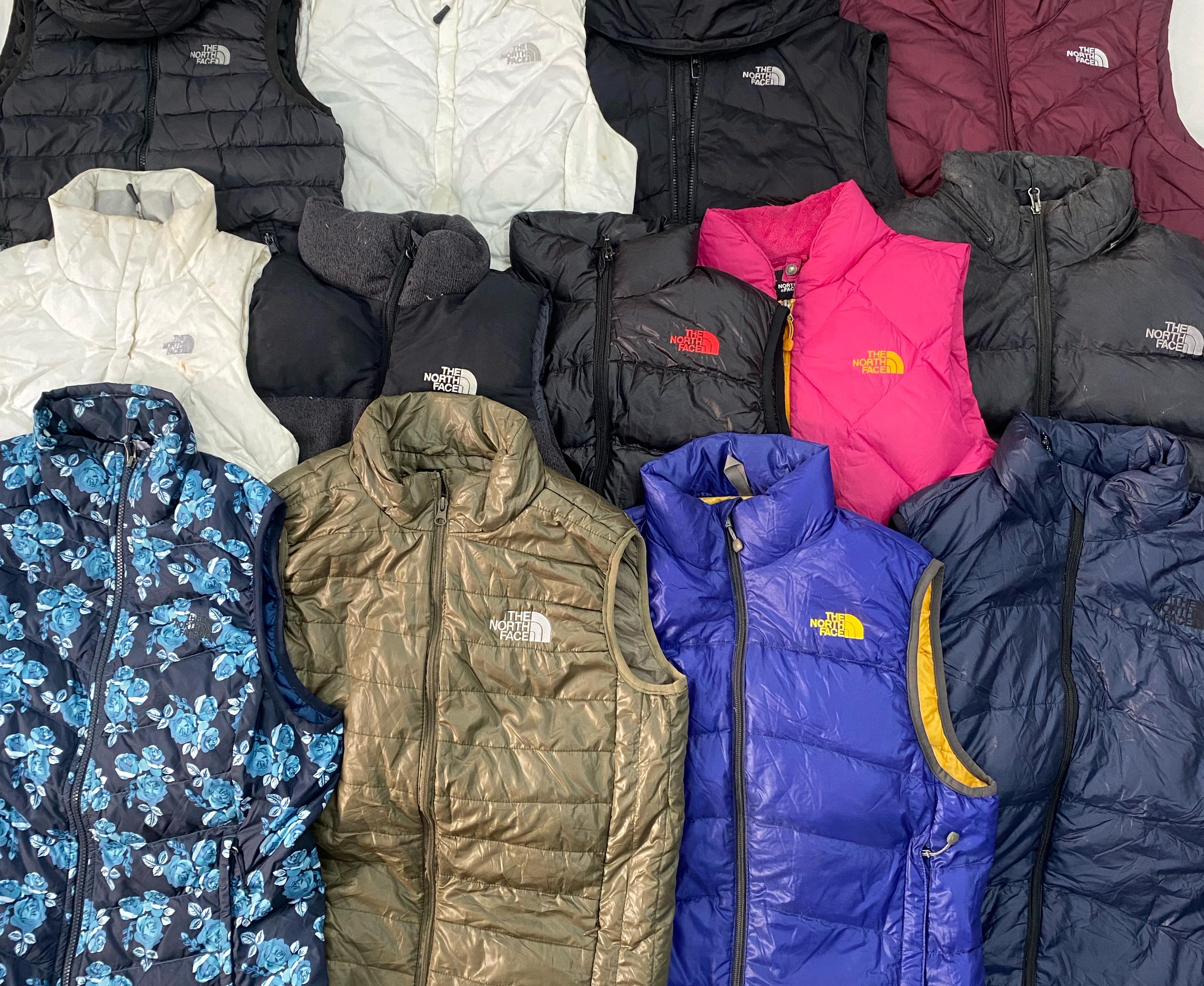 Branded The North Face Puffer Vests - 15 Pieces