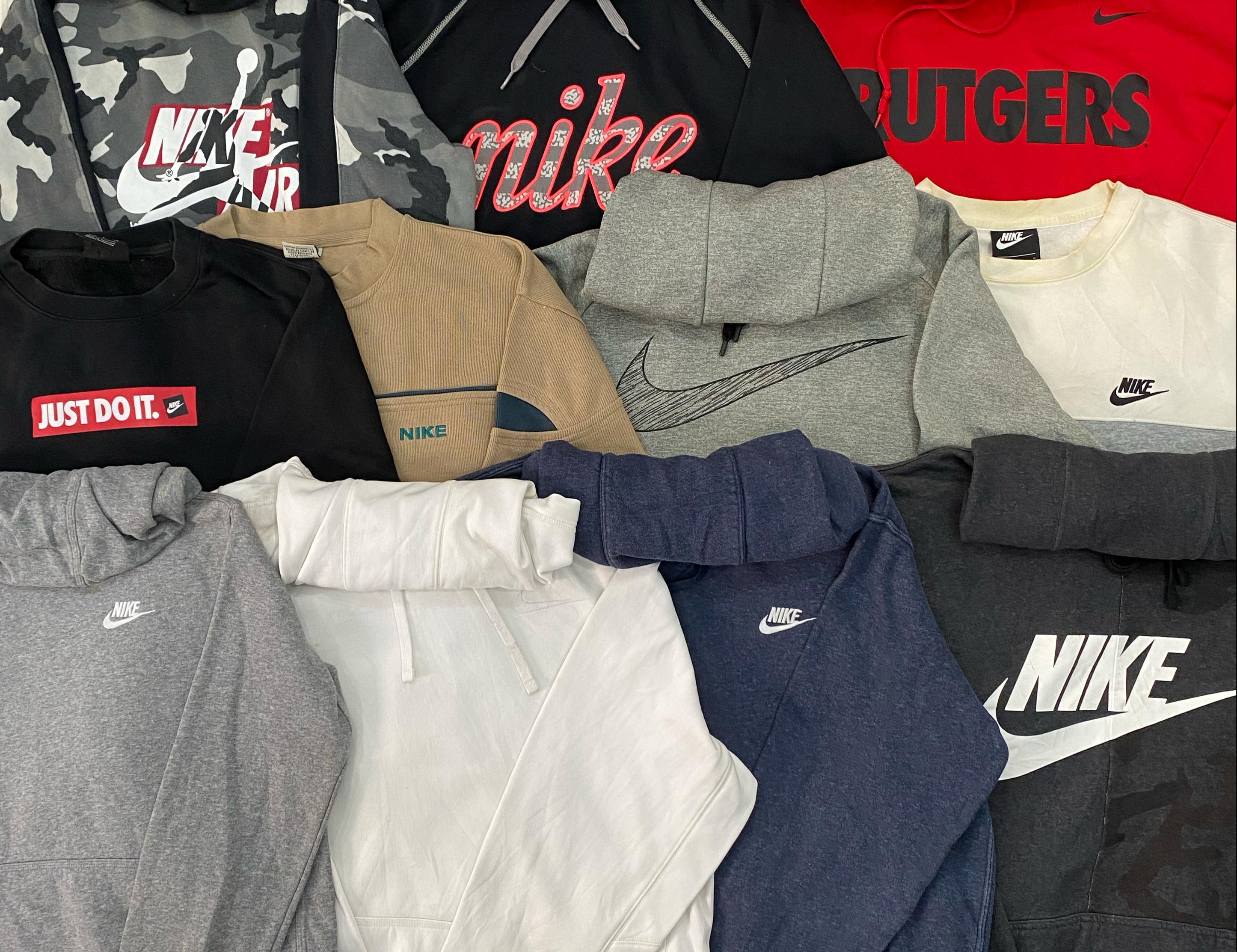 Branded Nike Sweatshirts & Hoodies - 15 Pieces