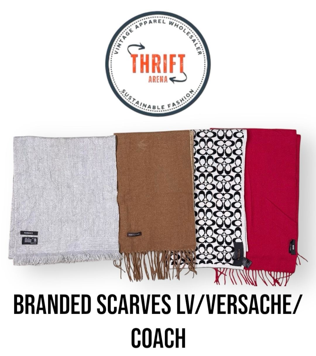 T950 LV/Versace/Coach Scarves 35PCs