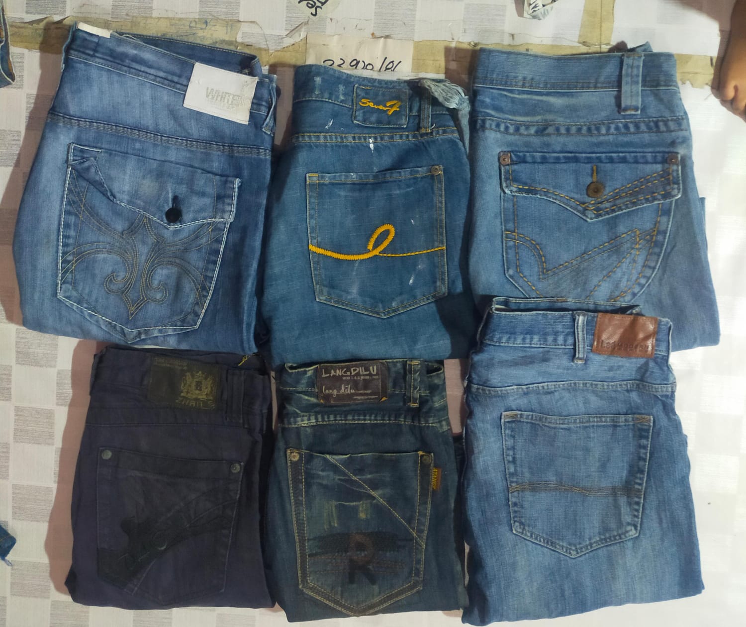 LEVI'S  BAGGY AND  MIX BRANDS MENWEAR JEANS (ID 296)