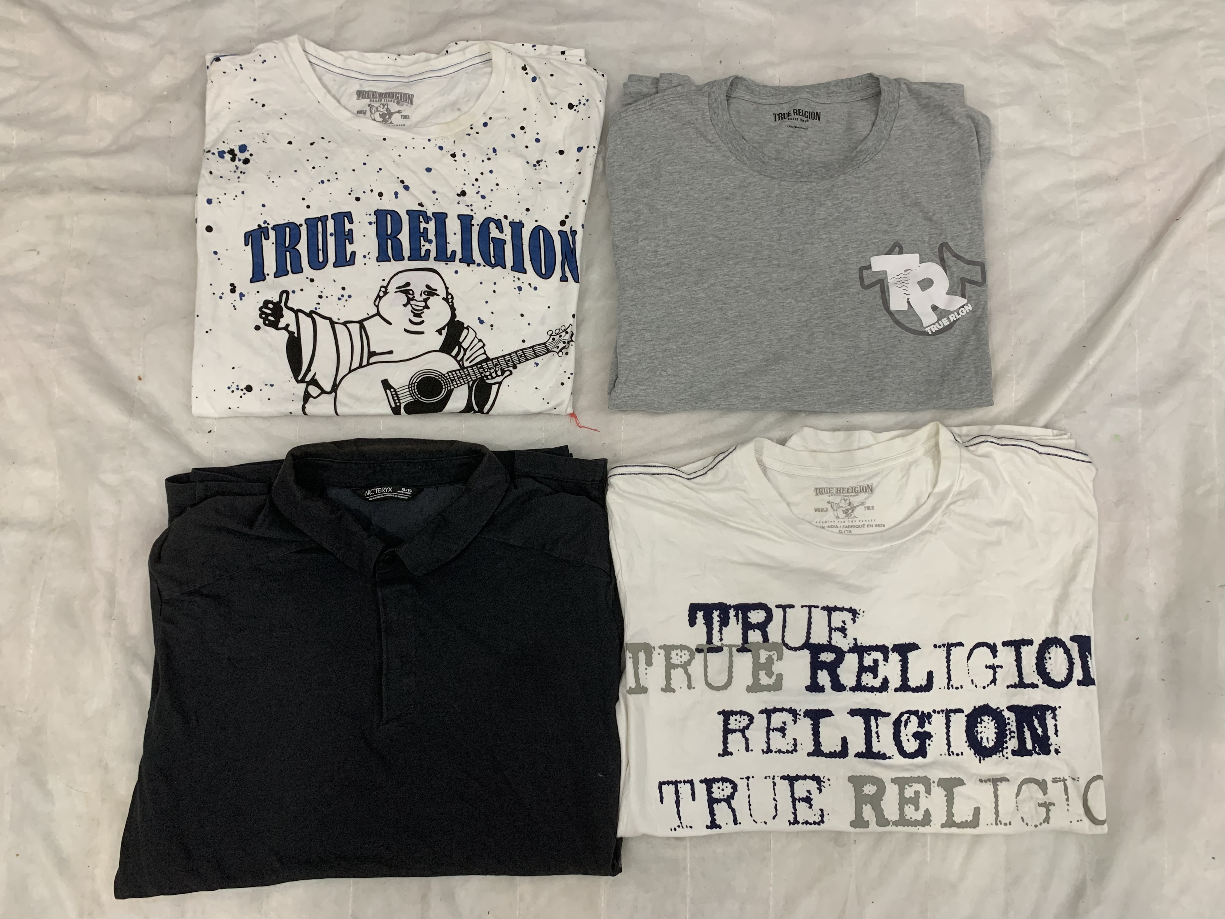 True religion and arcteryx t-shirts