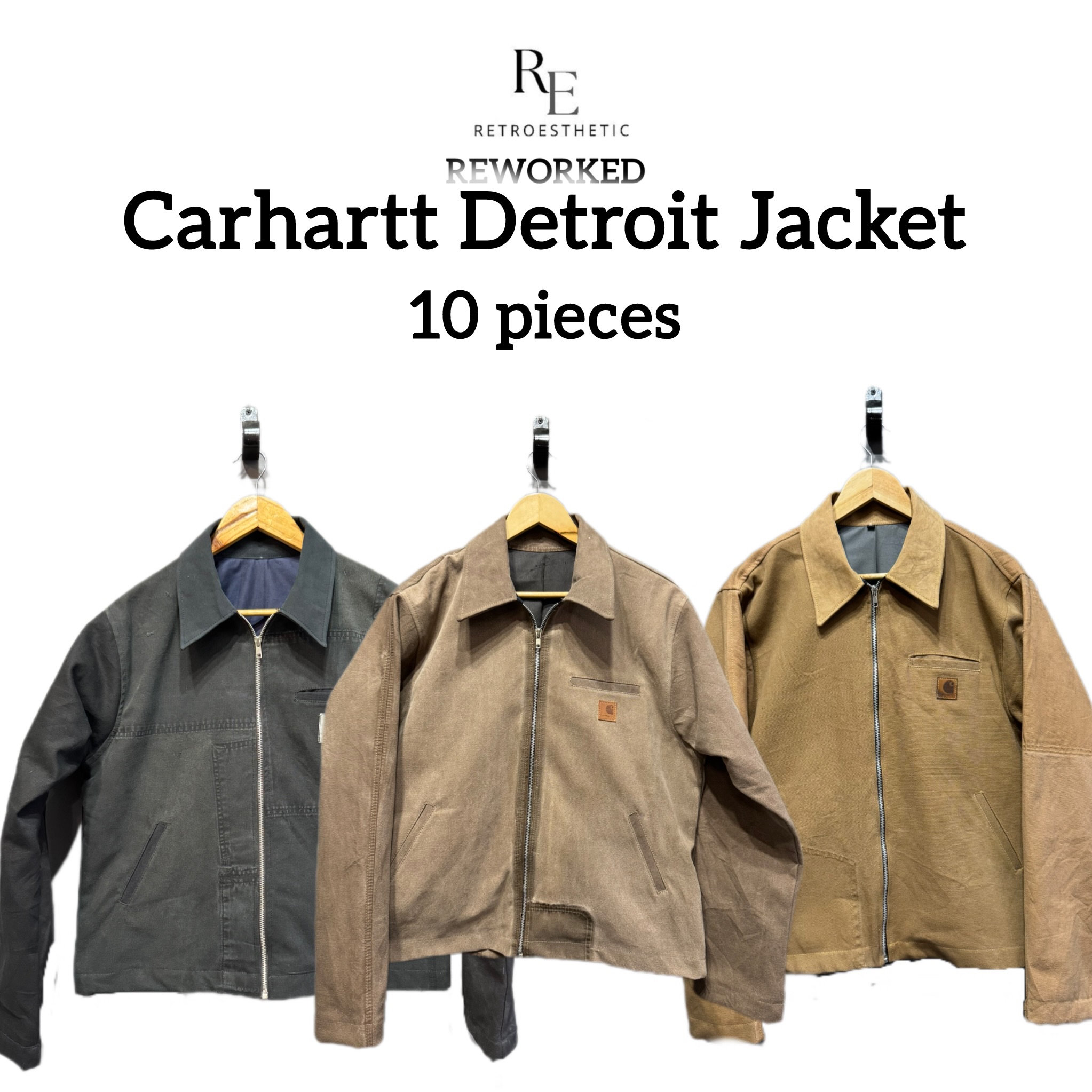 Carhartt Rework Detroit Jacken (10 Stück)