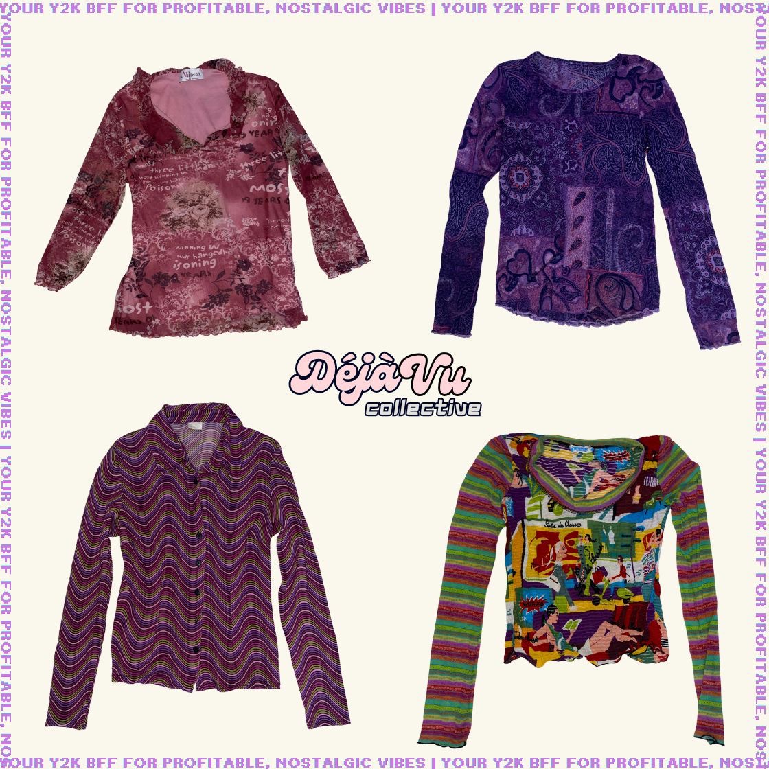 Tops en maille européenne Y2K Lizzie McGuire (DVC#4)