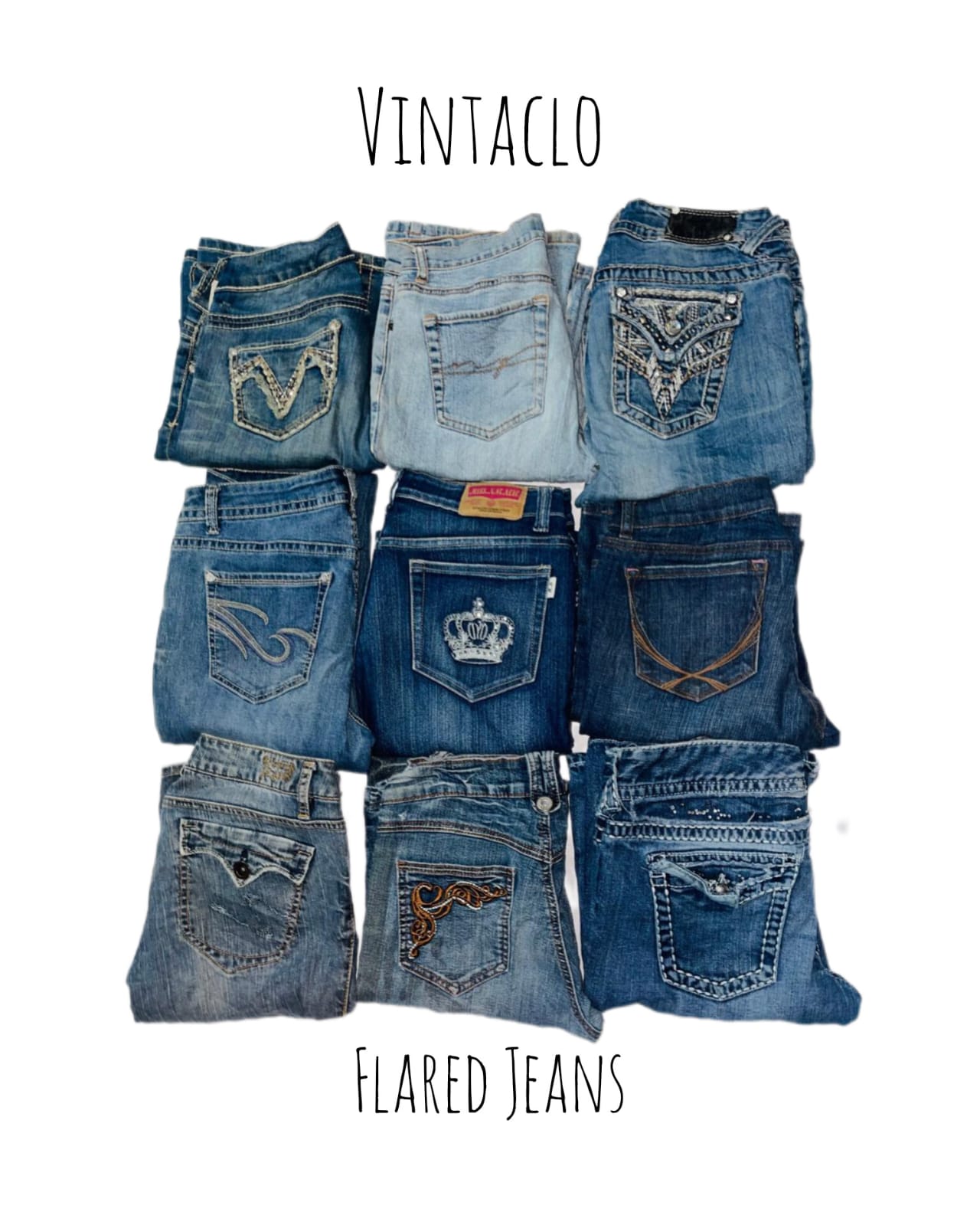 VTO-004 verzierten Schlagjeans