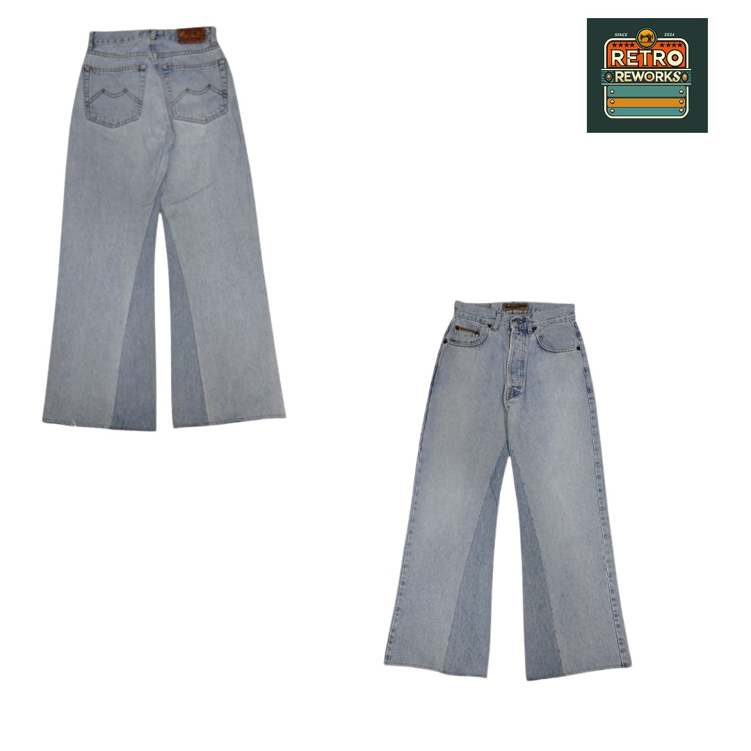 Jeans de Perna Larga Refeito SS25