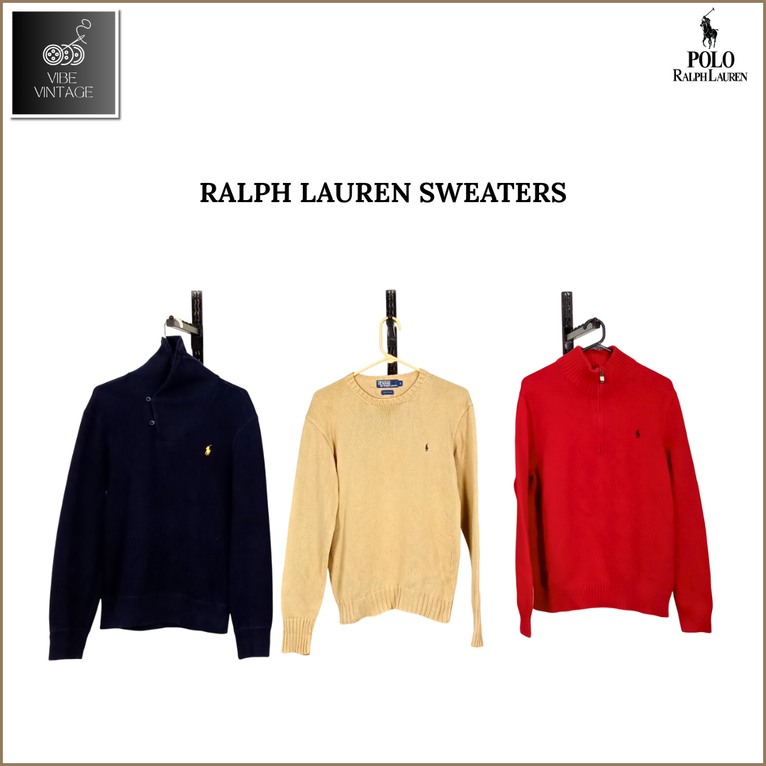 RALPH LAUREN SWEATERS - 10 PCS