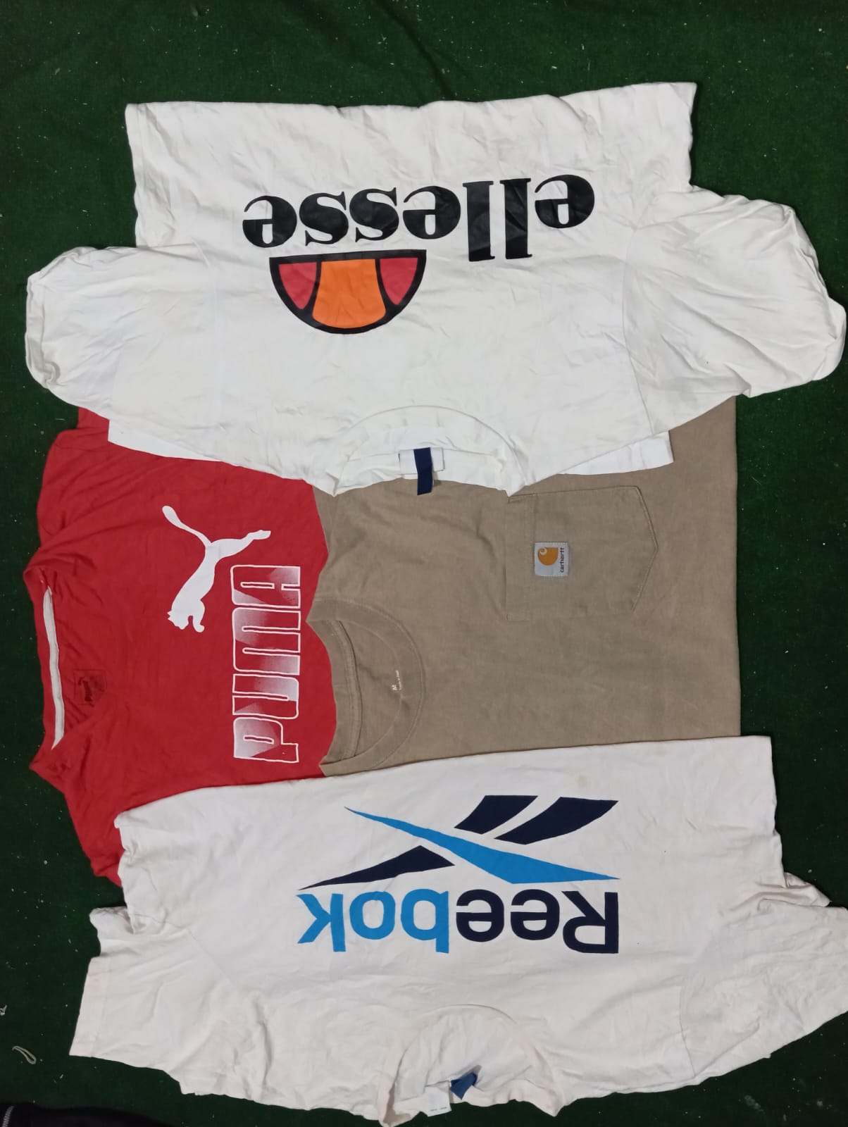 Reebok puma Ellesse Carhartt