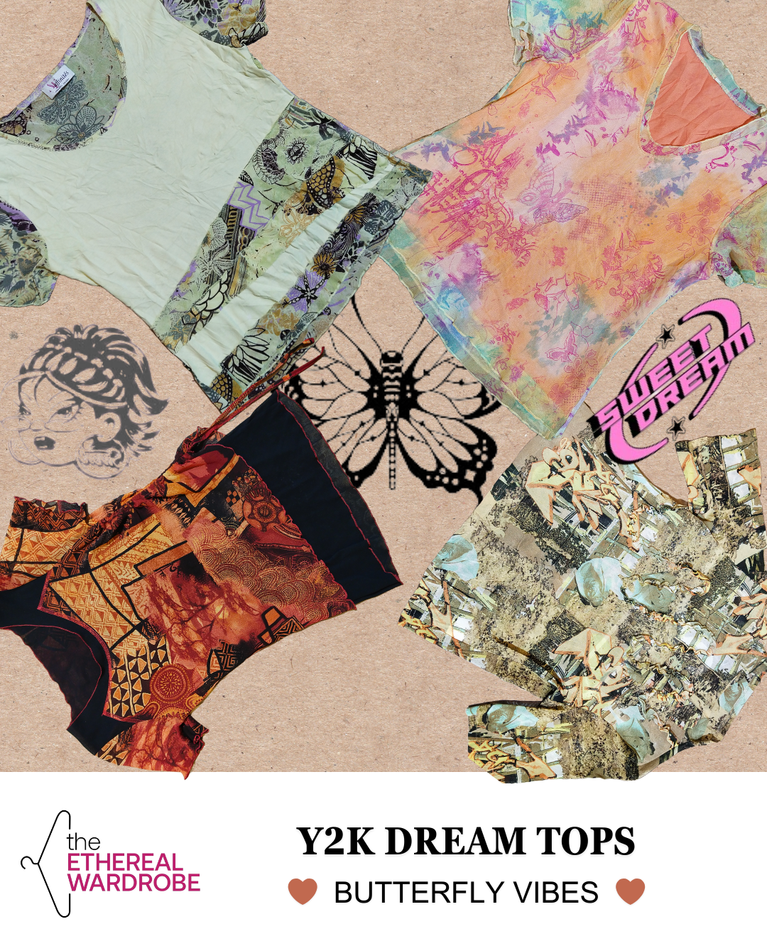 Y2K Dream Tops Bundle of 11 pcs (RN#1096)