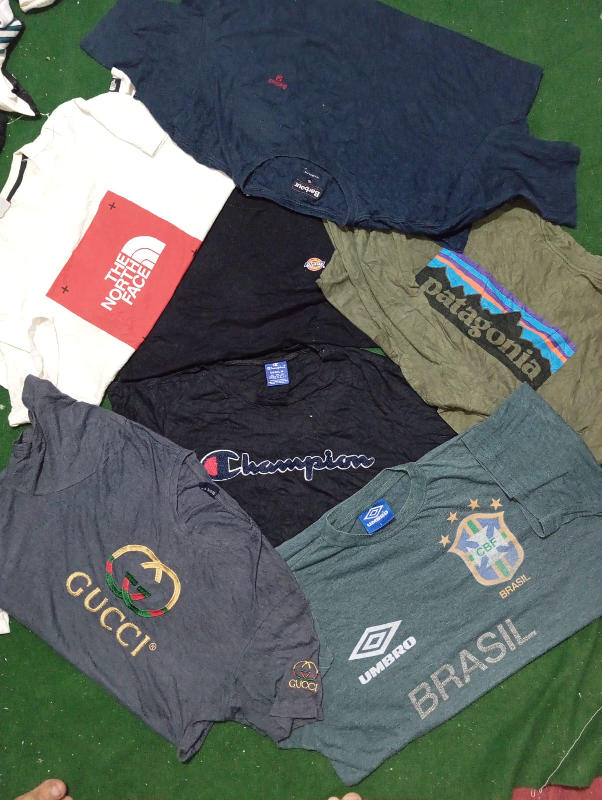 UMBRO THE NORTH FACE Champion BARBOUR PATAGONIA GUCCI FILA DICKIES ミックス T シャツ