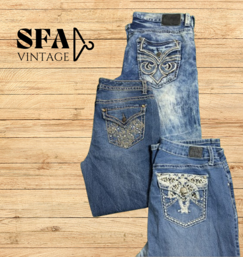 Embroidered Jeans Nine West & Unbranded