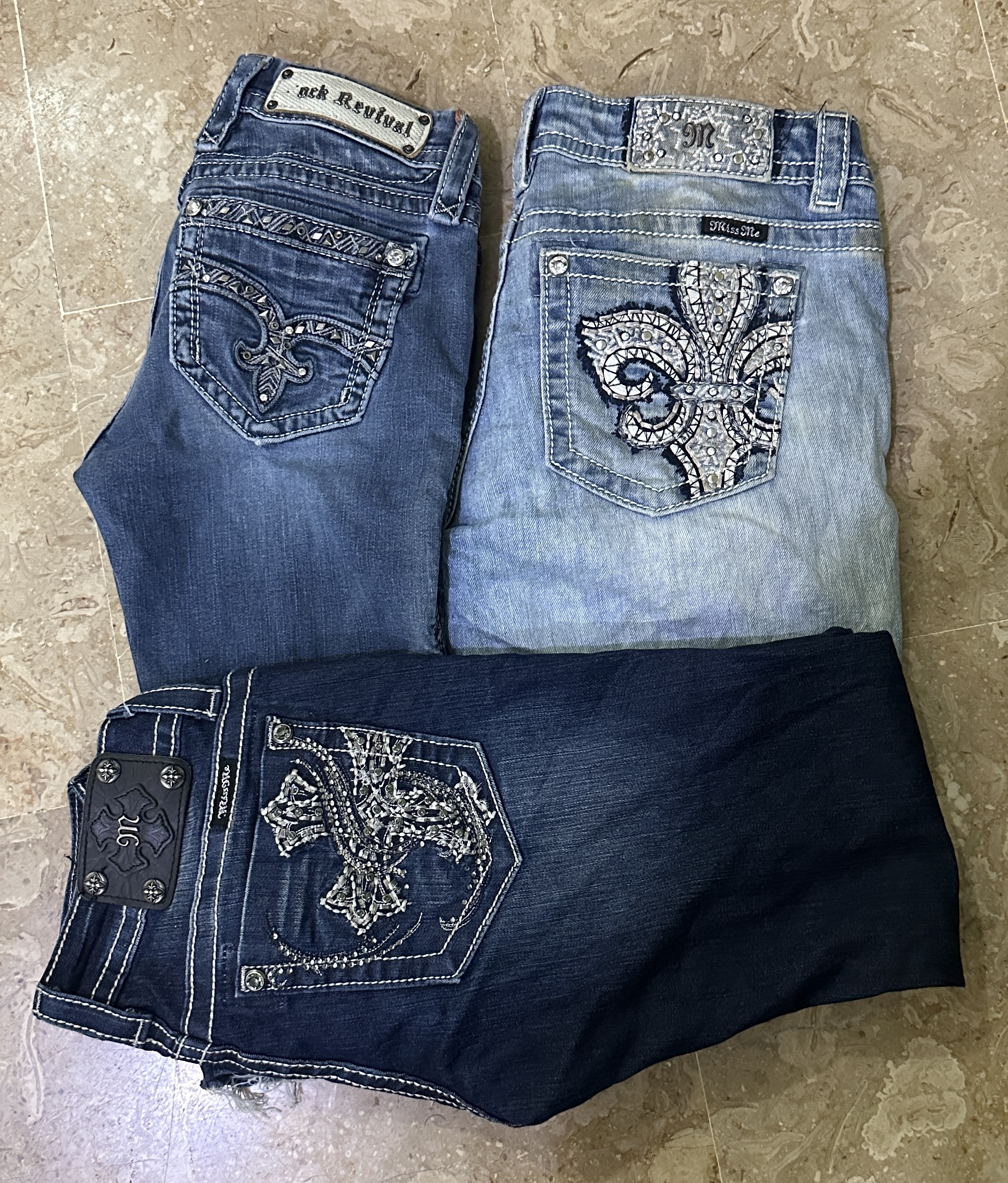 Miss me True Religion Jeans And Hip hop Shorts