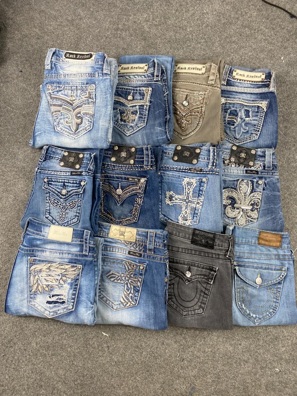 Calças true religion Miss me rock revival