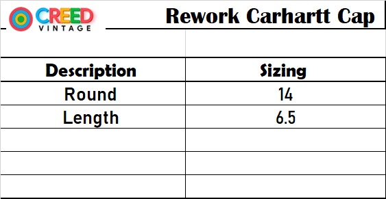 Casquettes Carhartt CR4260/61 Rework - 20 pièces