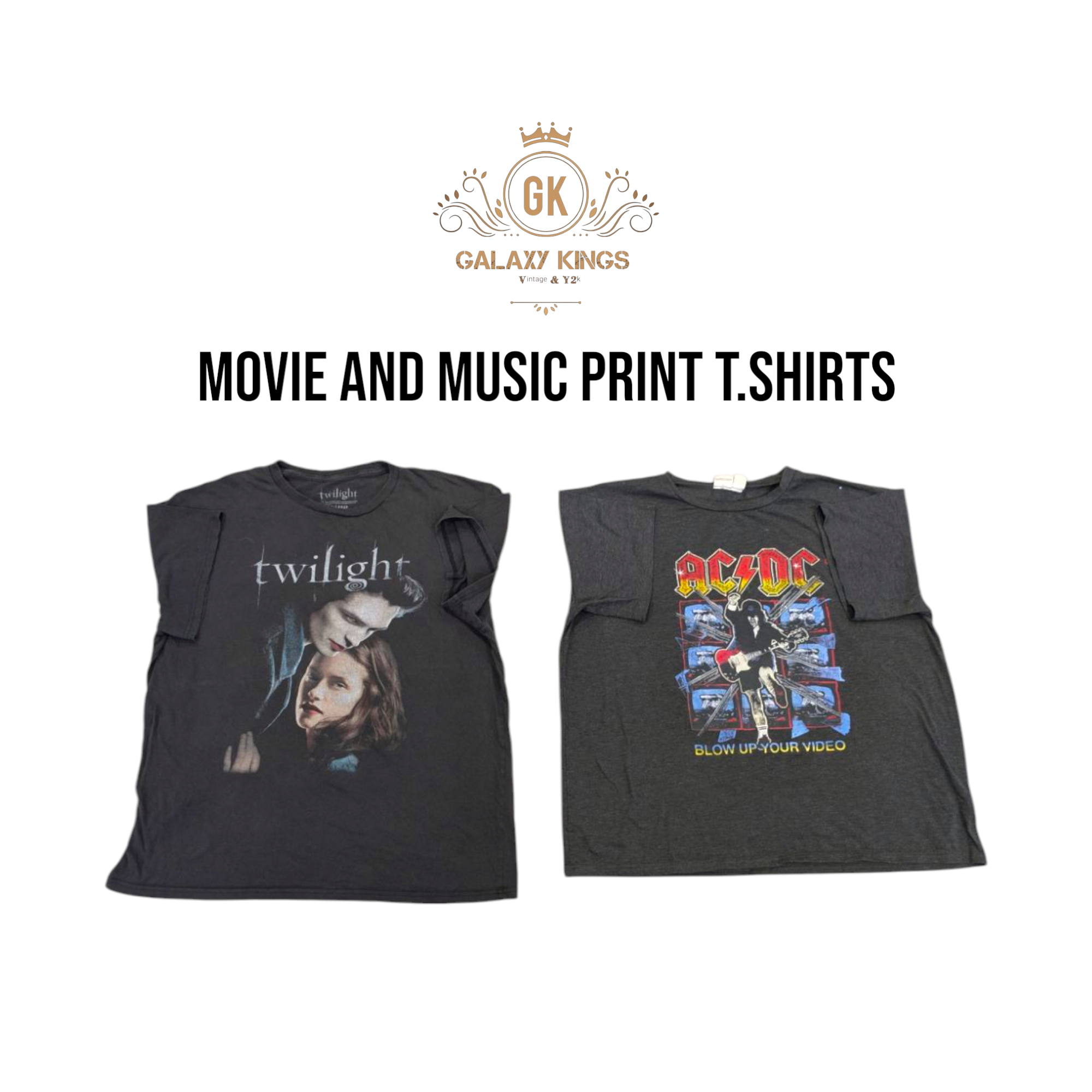 Movie and Music Printed T.shirts