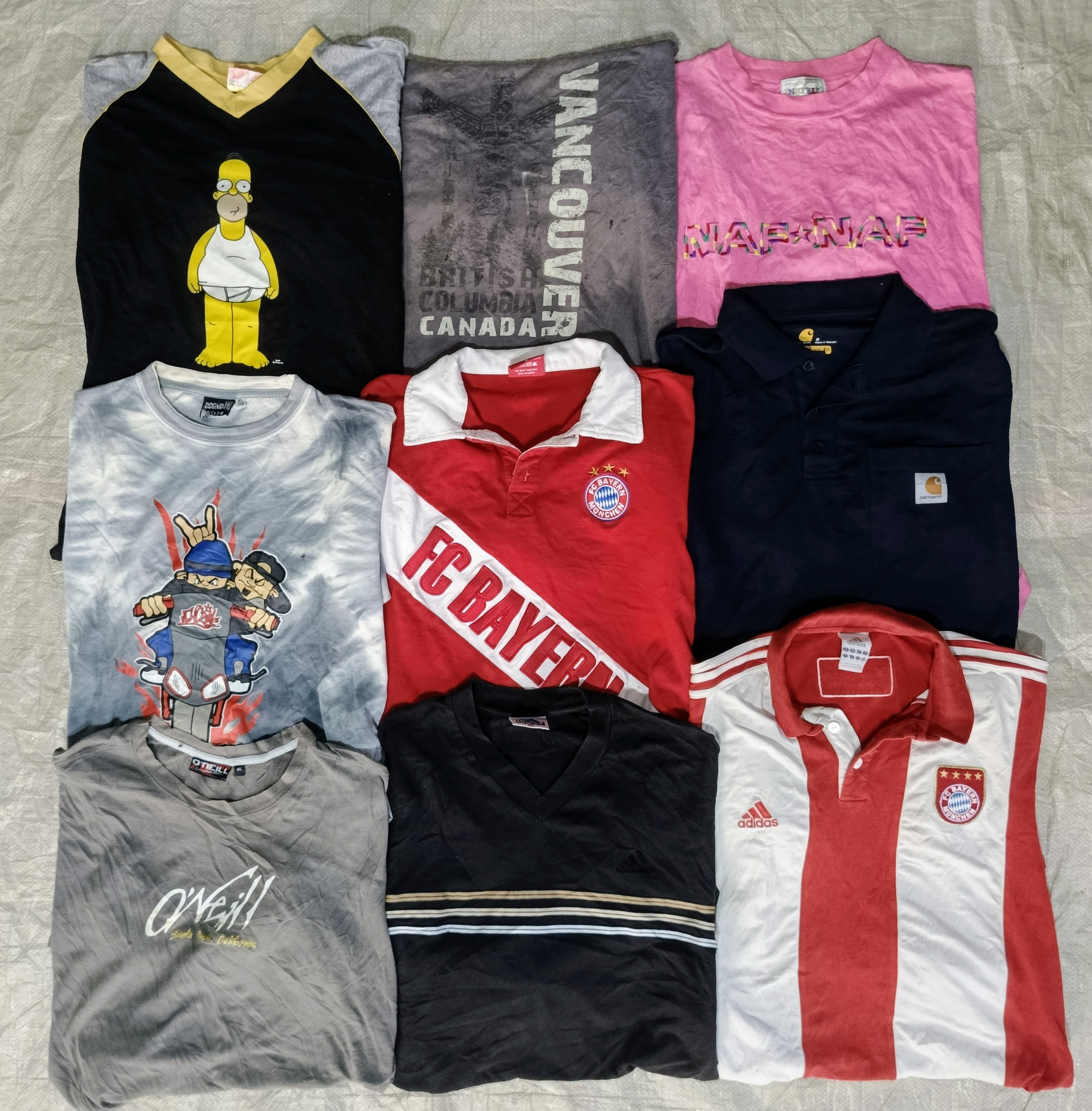 ヴィンテージサーフとミックスブランドTシャツ
