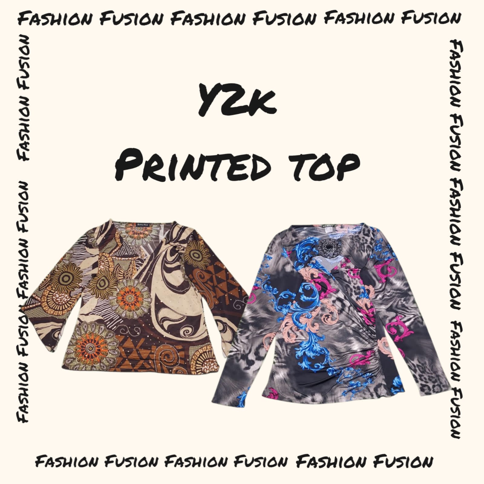 (FF-870) Hauts imprimés Y2k