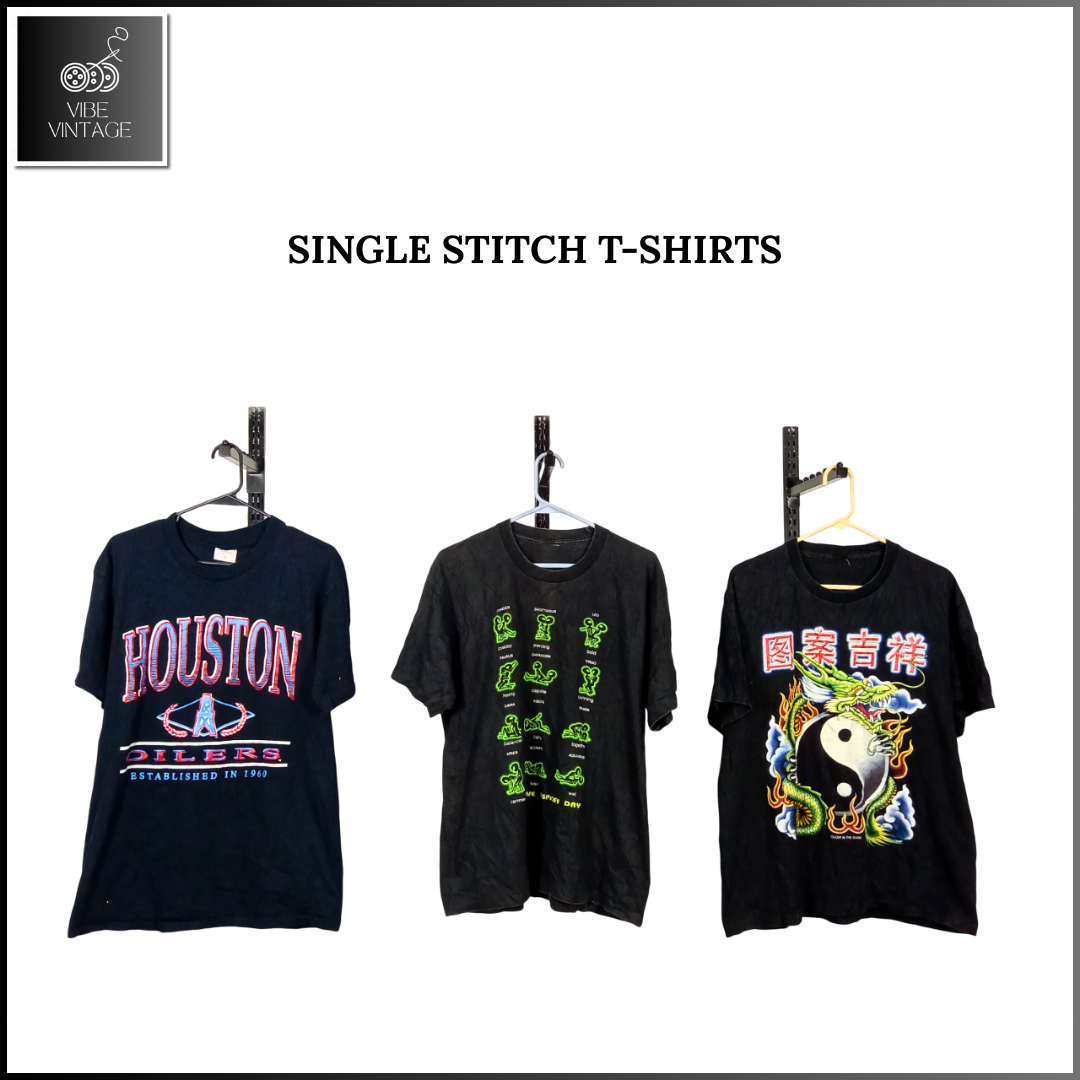 EINZELNÄHTE T-SHIRT - 20 STÜCK (BUNDLE 3)