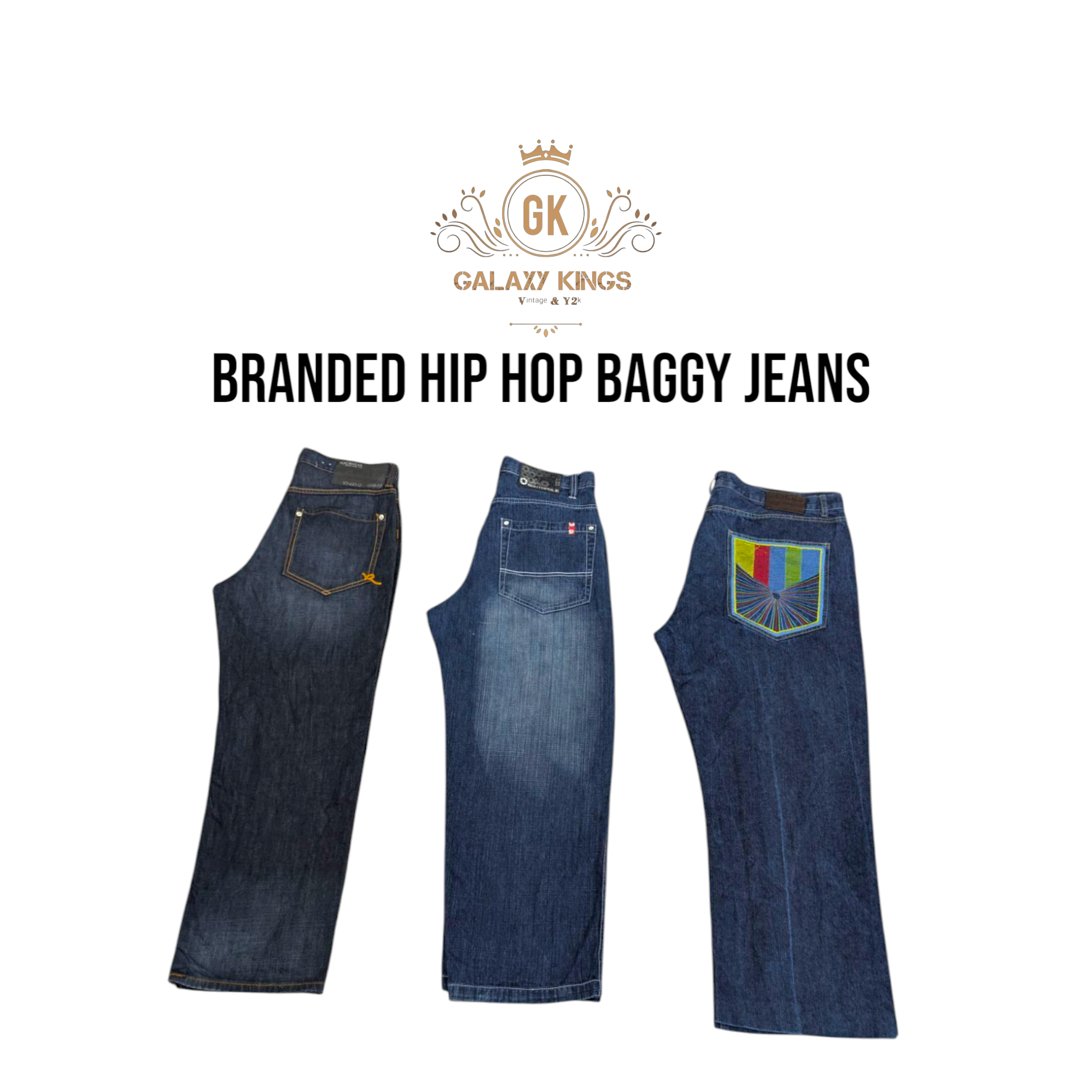 Branded Hip Hop Baggy Jeans