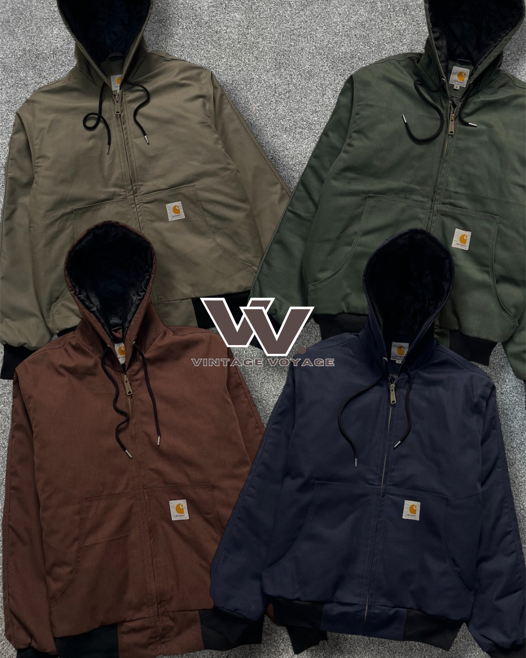 Vêtements à capuche style rework Carhartt MOQ 25 pièces #3525