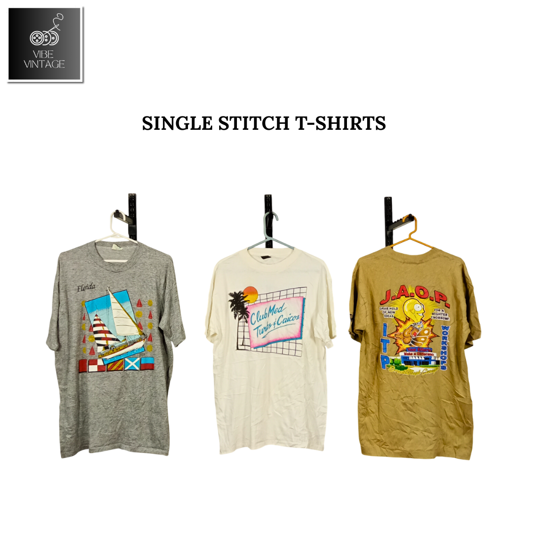 CAMISAS T-SHIRT COM PONTO ÚNICO 30 PEÇAS (PACOTE 7)