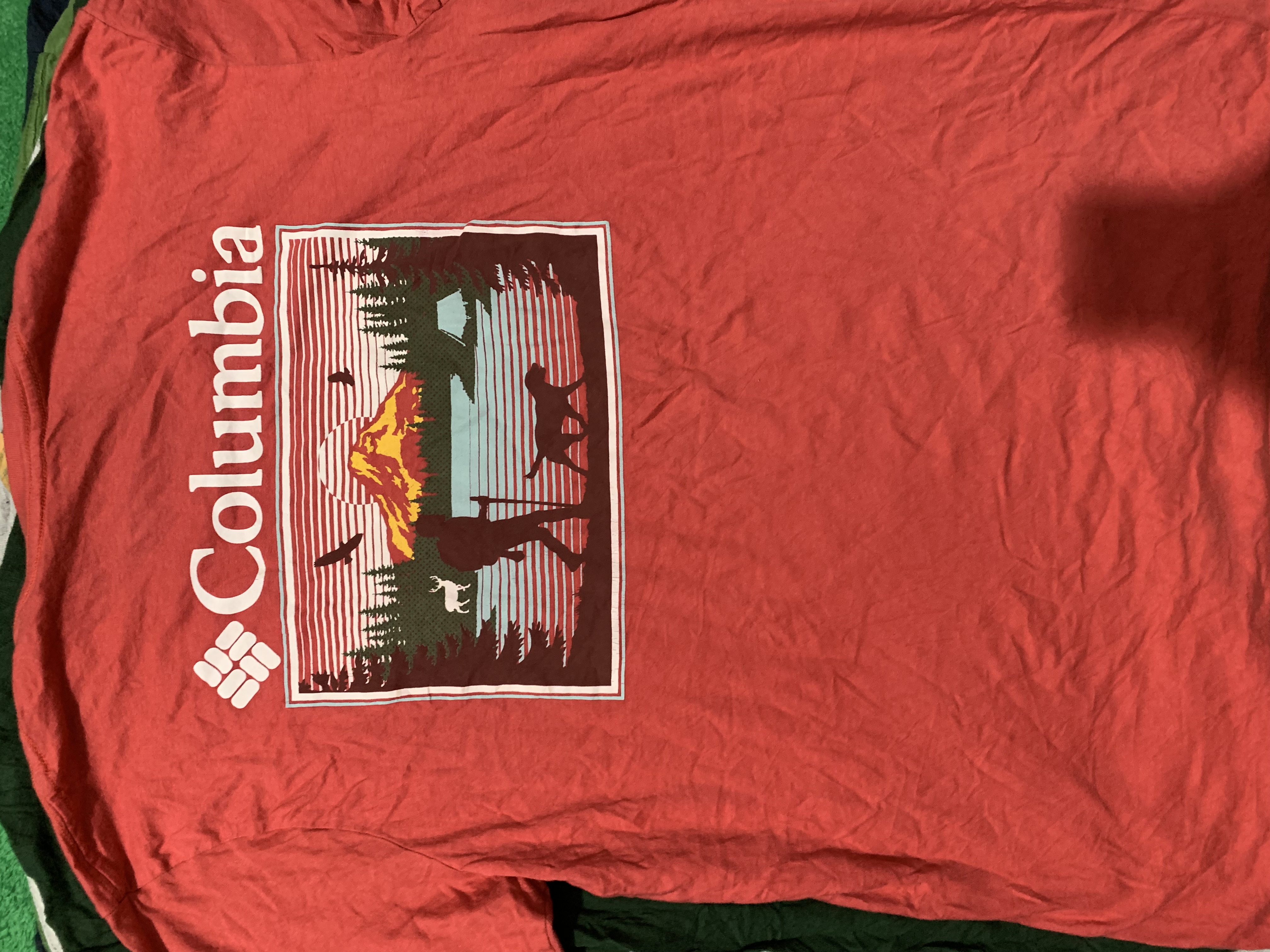 Columbia T shirts 7 pieces
