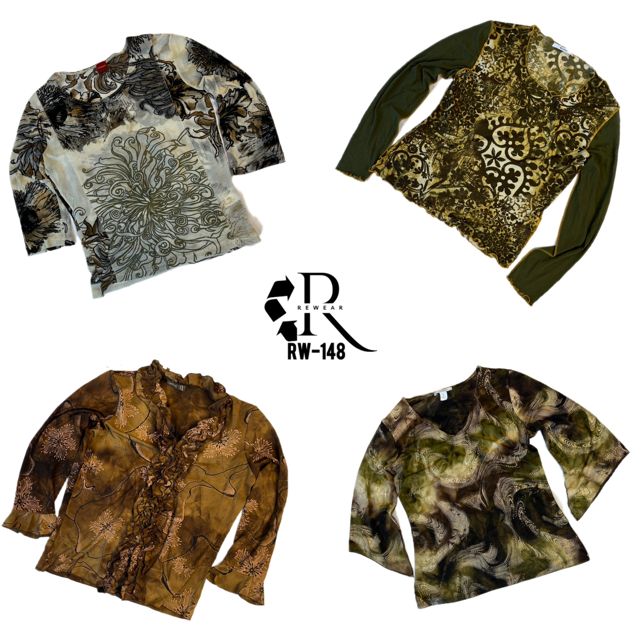 Y2K Grunge Langarmtops (RW-148)
