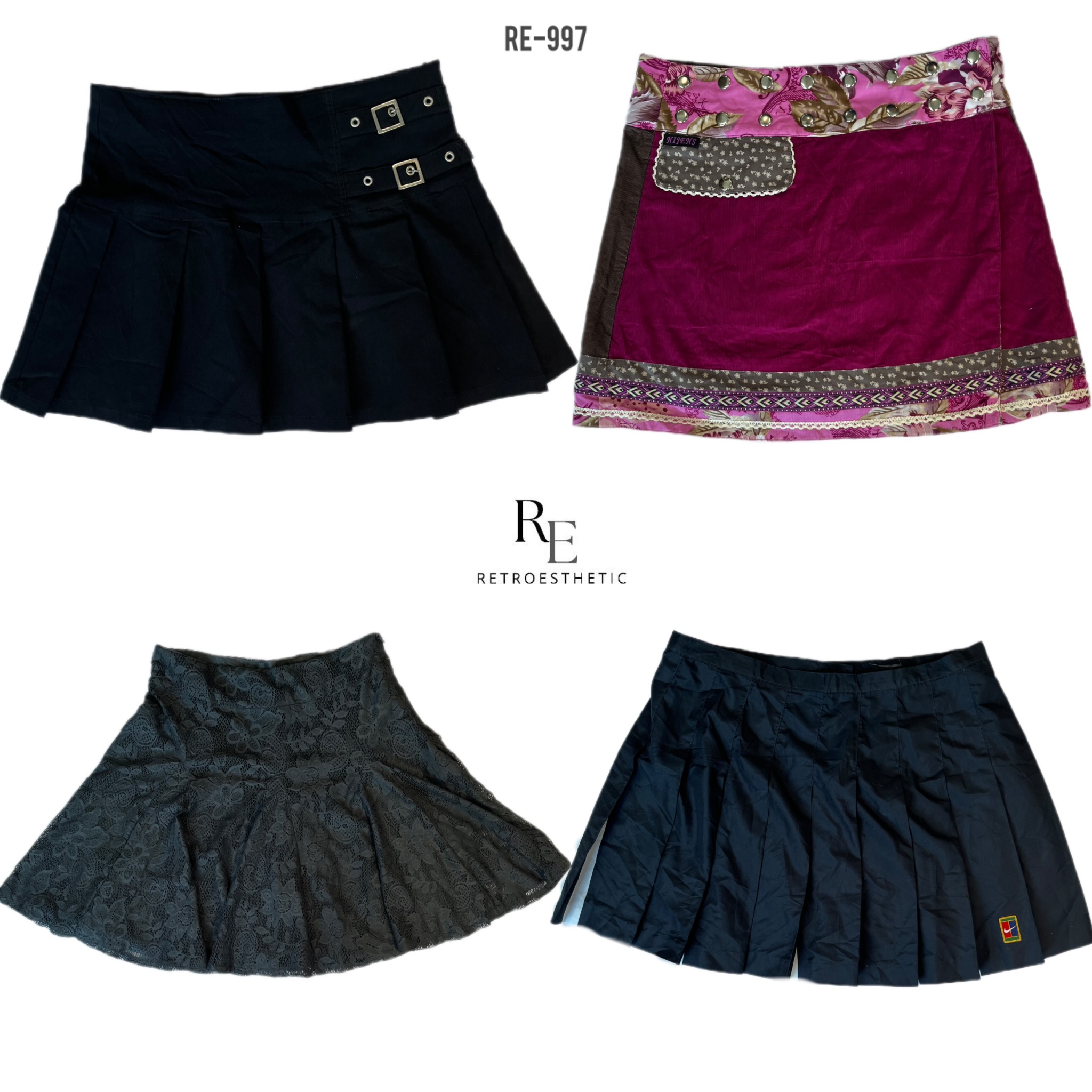 Y2K Unique Mix Mini Skirts (RE-997)