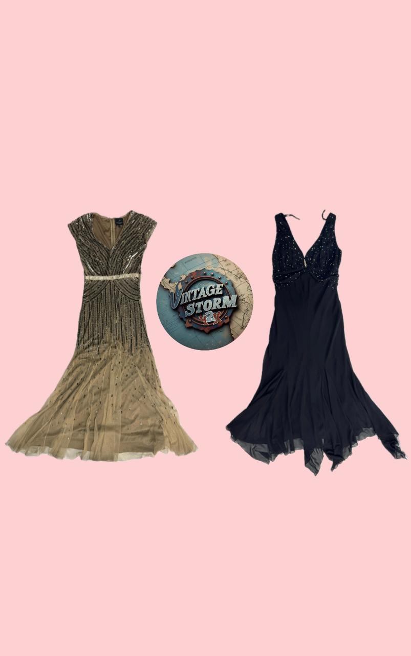 Y2K Moderne Poly-Kleid