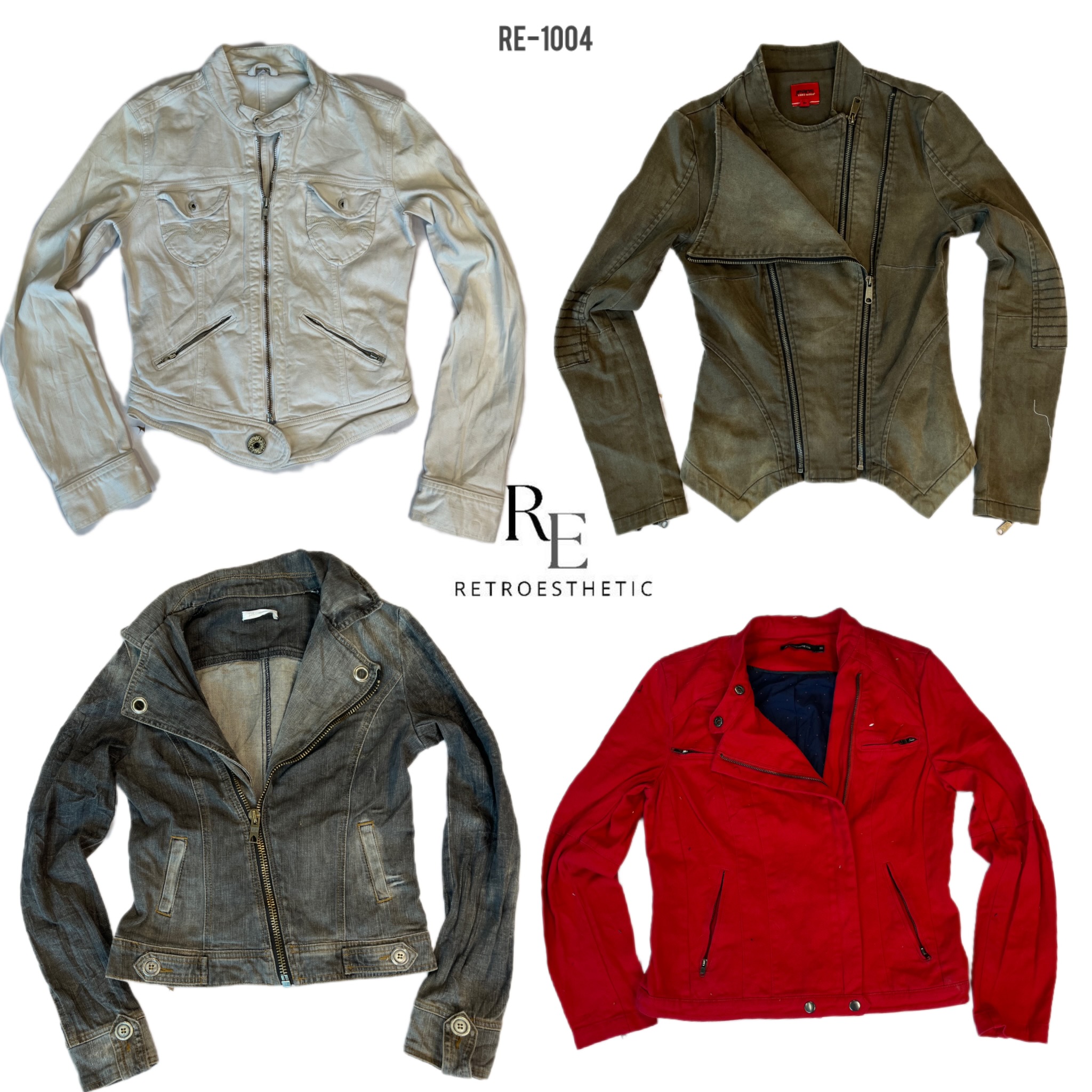 Giubbotti in denim unici Y2K IT Girl (RE-1004)