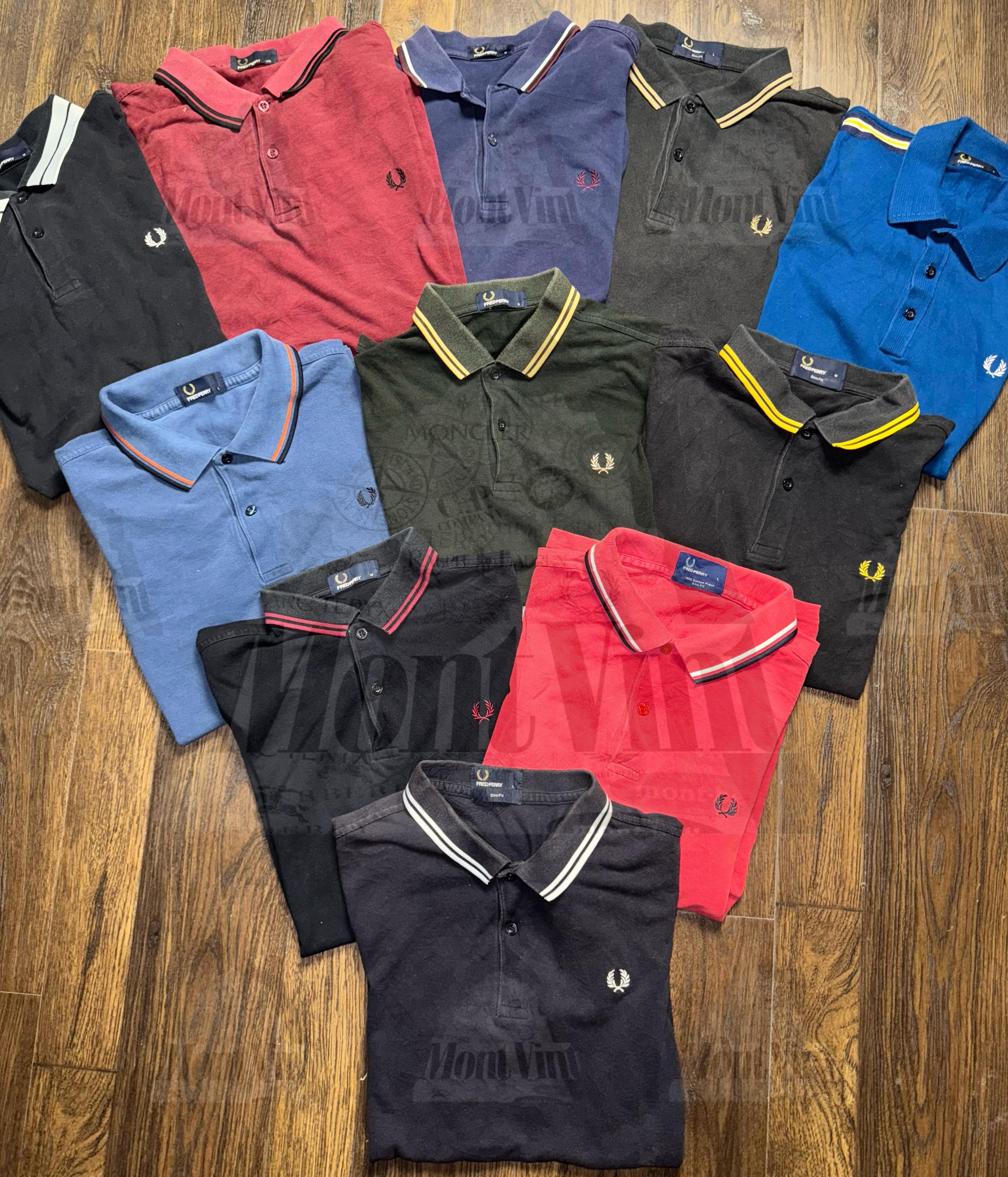 Fred Perry Polo T-Shirts - 10 pieces