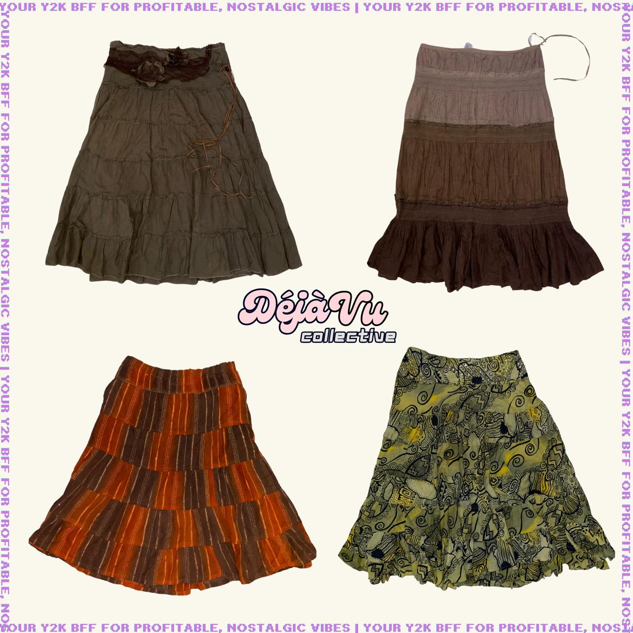 Y2K London Grunge Cotton Skirts (DVC#21)