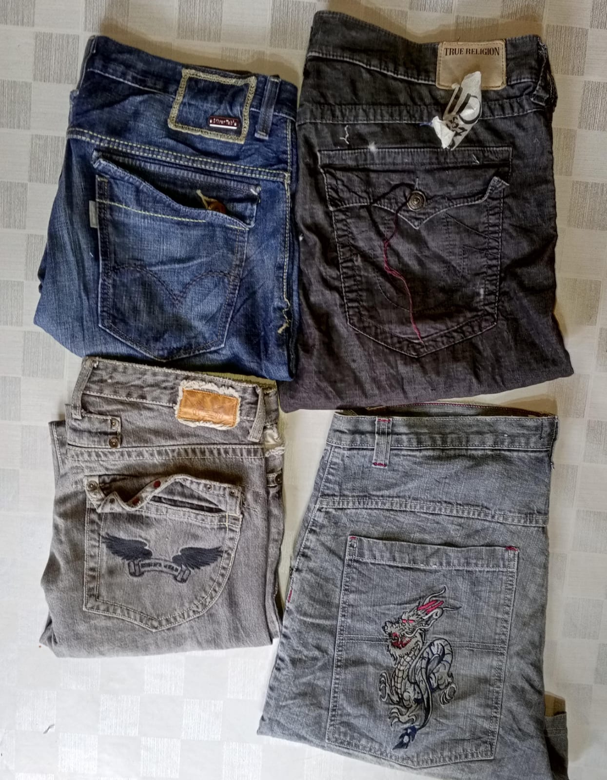 TRUE RELIGION ROBIN JEANS AND OTHER MIX BRANDS MEN WEAR SHORTS (MR 515)